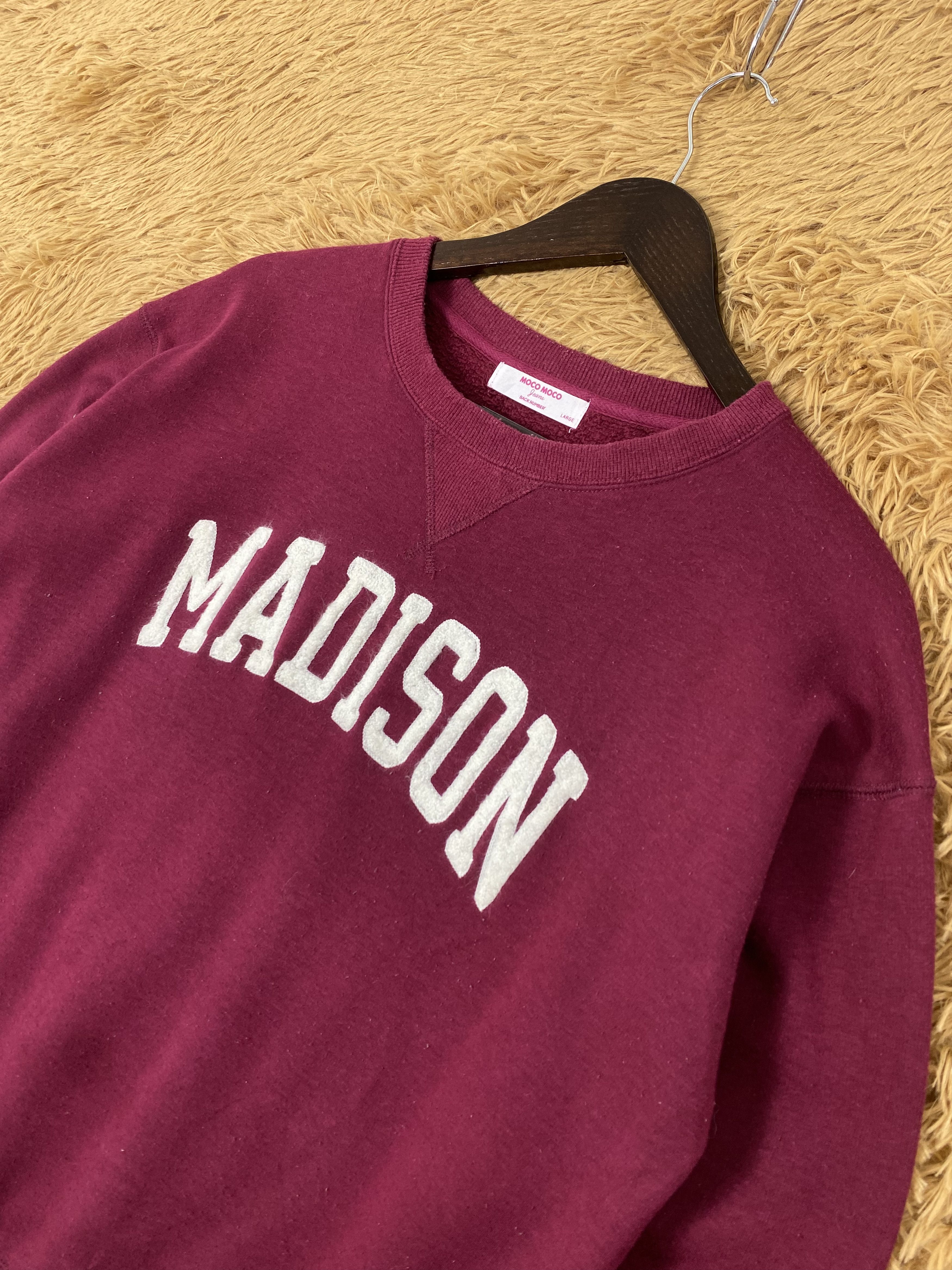 Japanese Brand Vintage Back Number X Moco Moco Sweatshirts Size US M / EU 48-50 / 2 - 2 Thumbnail