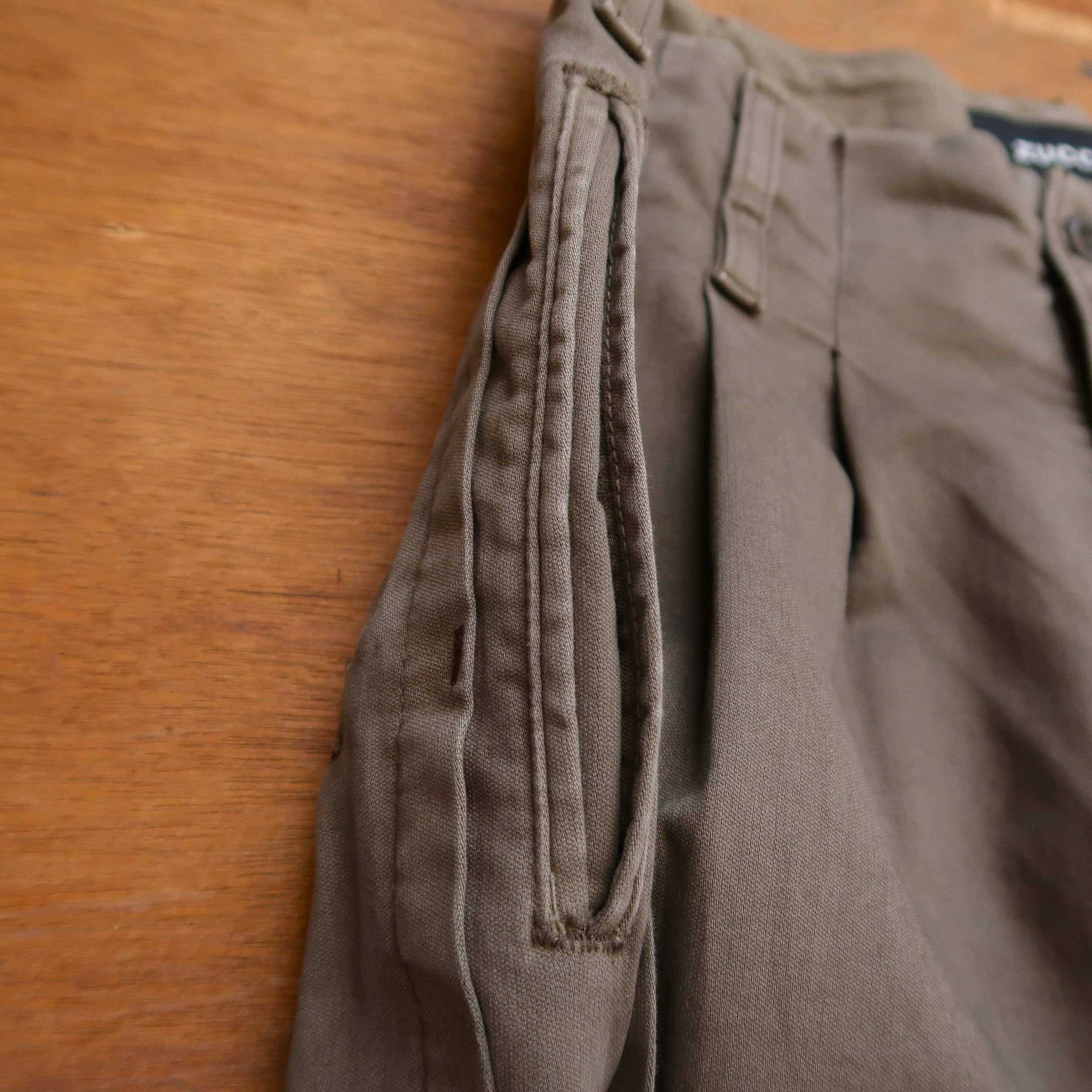 Issey Miyake Vintage Issey Miyake Zucca Pleated Military Slim Fit Size US 30 / EU 46 - 11 Thumbnail