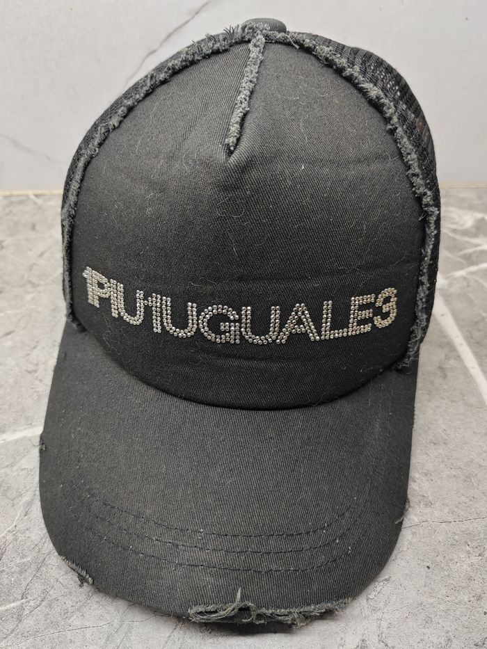 Vintage Vintage 1piu1uguale3 Distressed Style Trucker Hat Cap Size ONE SIZE - 1 Thumbnail