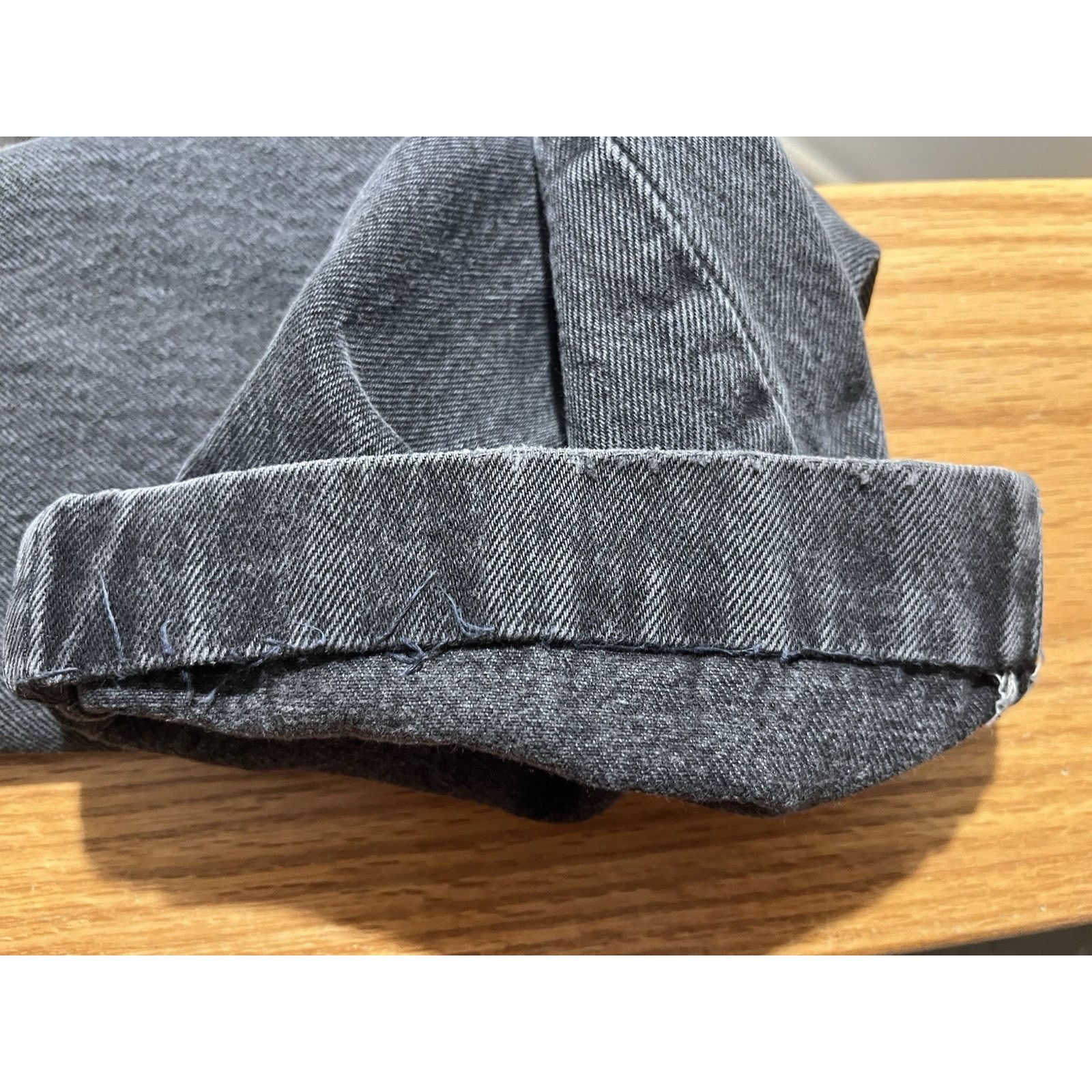 Levi's Vtg Levi’s 501-0660 90s Button Fly Black Denim USA 34W READ Size US 34 / EU 50 - 10 Thumbnail