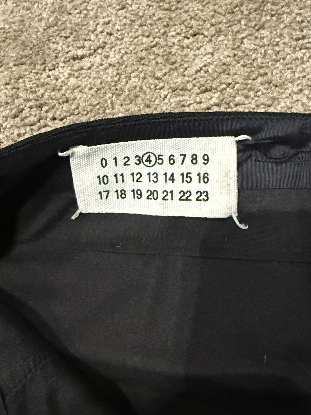 Maison Margiela Margiela 4 Line Black Trousers Size 28" / US 6 / IT 42 - 3 Thumbnail