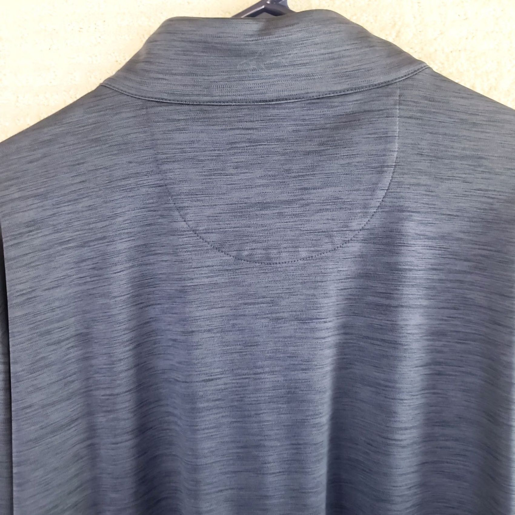 Vintage Greg Norman 1/4 Zip Pullover Long Sleeve Heathered Blue 2XL Mens Shirt Casual Activewear Size US XXL / EU 58 / 5 - 7 Thumbnail