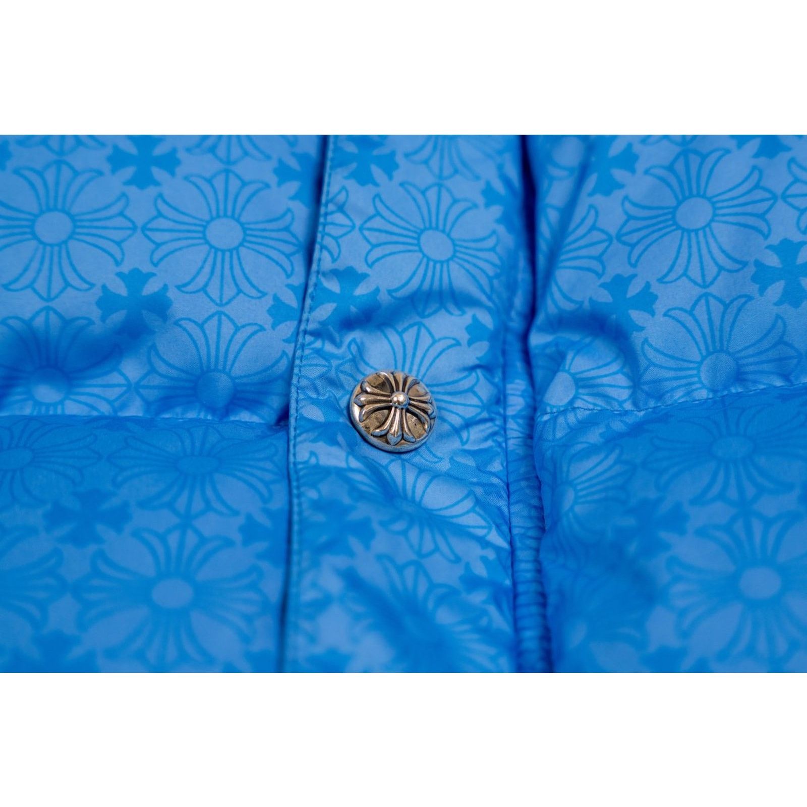 Chrome Hearts Monogram Stiff Puffer Vest 'Blue' Size US M / EU 48-50 / 2 - 5 Thumbnail