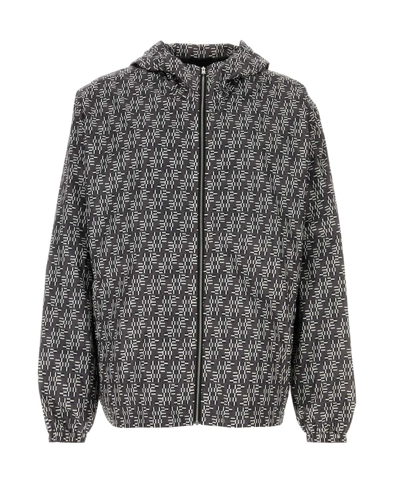 Fendi o1s1wg110226 Blouson Jacket in Gray/White Size US L / EU 52-54 / 3 - 1 Thumbnail