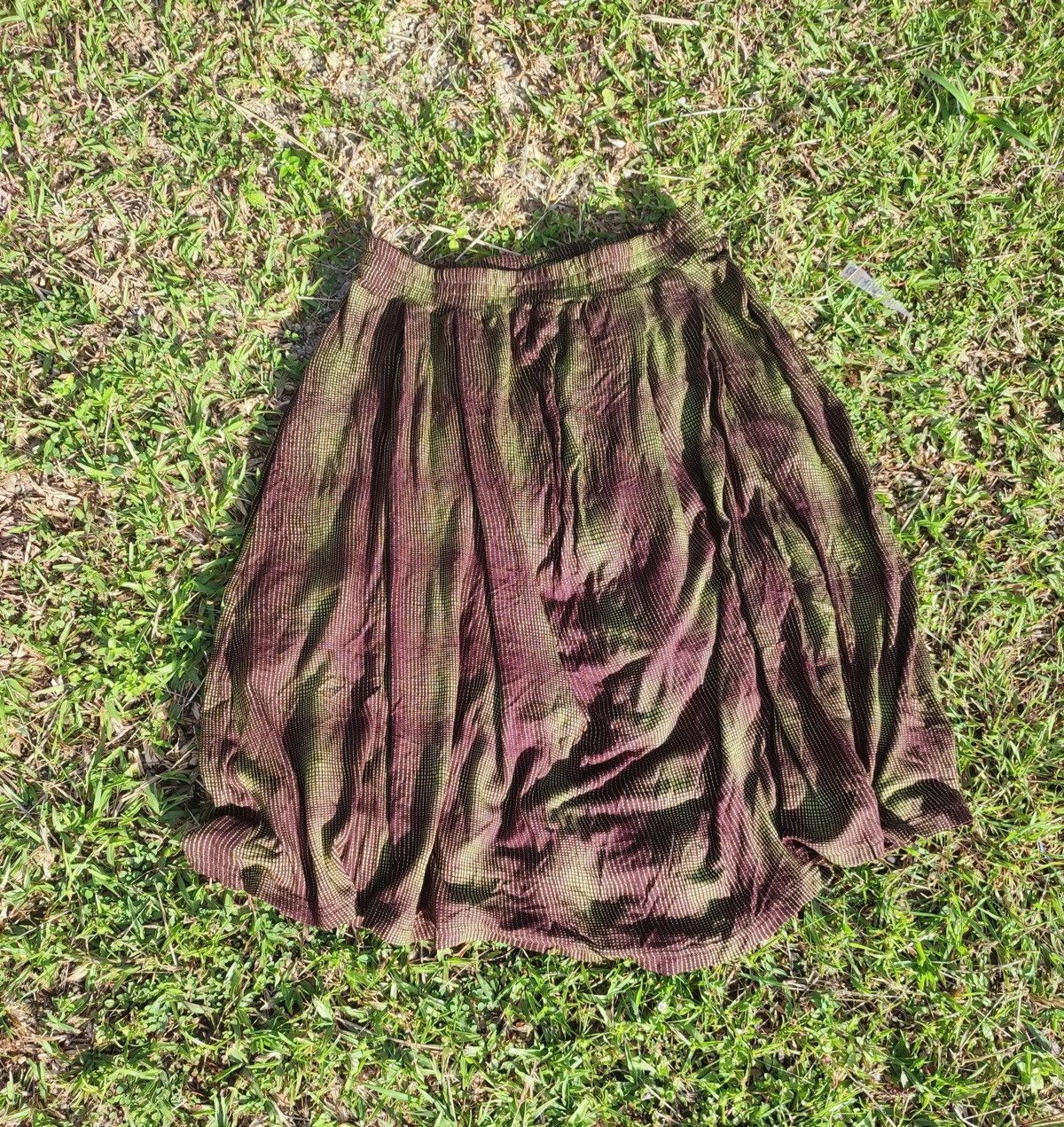 agnes b. Vintage Agnès b. Paris Bubble Hem Skirt – Made in France Size 24" / US 00 / IT 34 - 1 Thumbnail