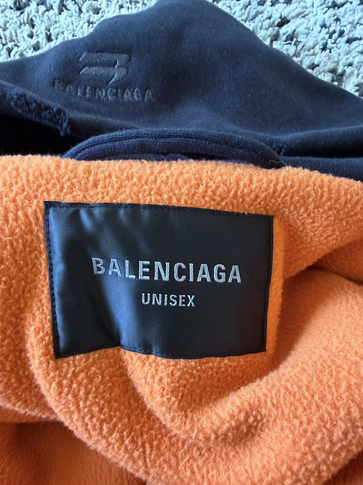 Balenciaga Winter 22 Bomber Zip Up Hoodie Jacket (M) Size US M / EU 48-50 / 2 - 19 Thumbnail
