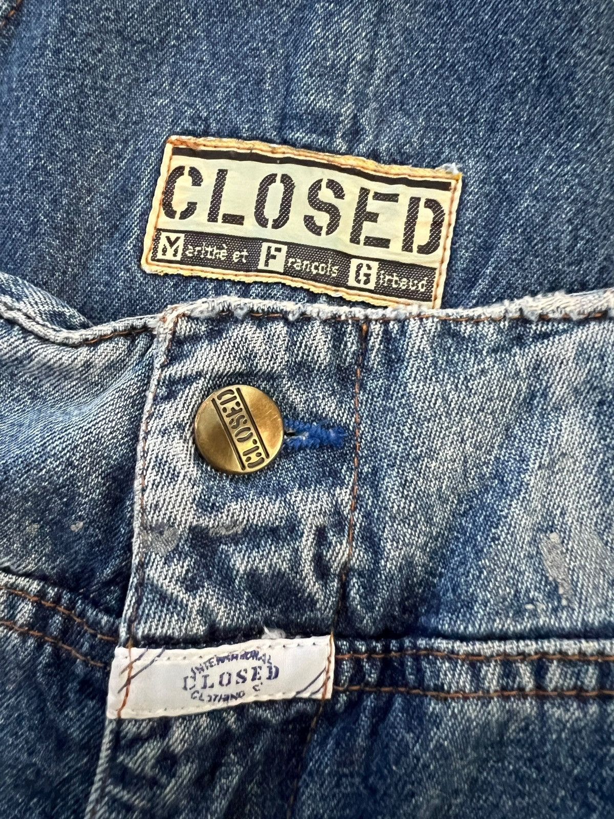 CLOSED × Marithe + Francois Girbaud 1980s Closed MFG Wide Baggy Overall Size US 34 / EU 50 - 10 Thumbnail