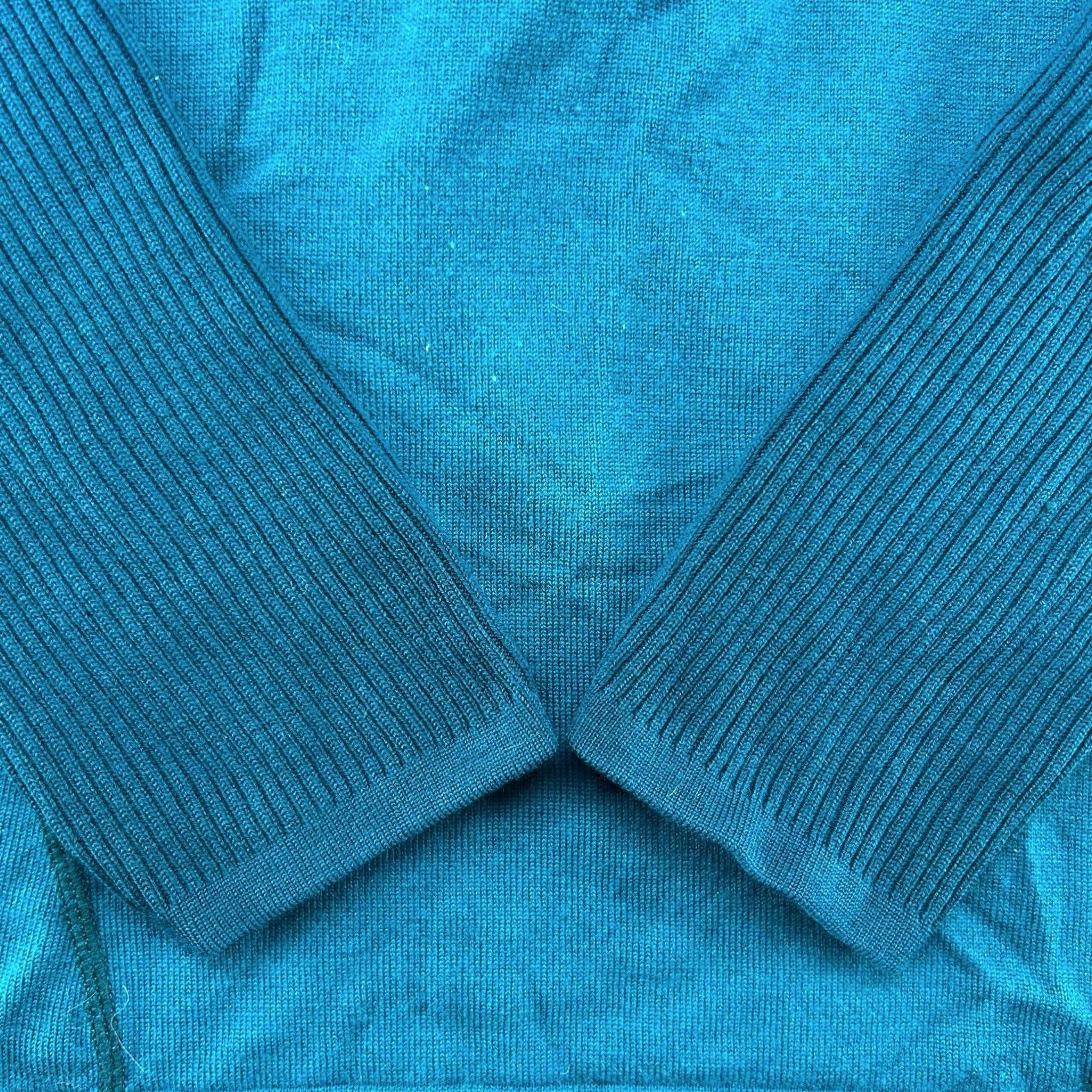 Smartwool SmartWool Sweater Womens M Blue Merino Wool 1/4 Zip Pullover Long Sleeve Ribbed Crew Neck All Seasons 90s Womens Pullover M Blue Size M / US 6-8 / IT 42-44 - 3 Thumbnail