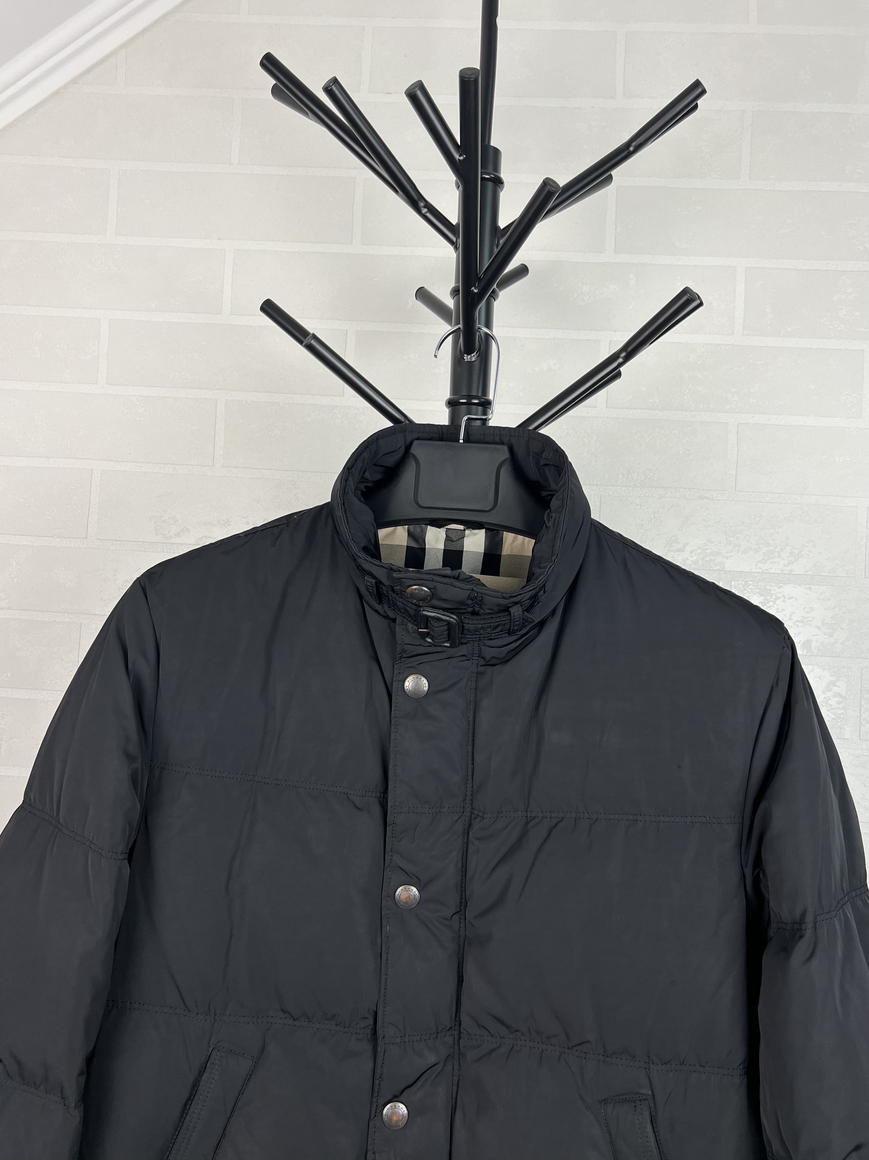 Burberry BURBERRY BRIT Down Puffer Jacket Nova Check Black Men's Size US M / EU 48-50 / 2 - 3 Thumbnail