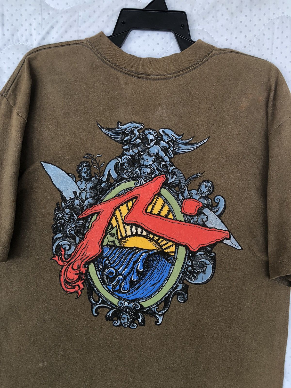 Vintage Vintage 90s RUSTY Streetwear Rare Tee Size US L / EU 52-54 / 3 - 3 Thumbnail