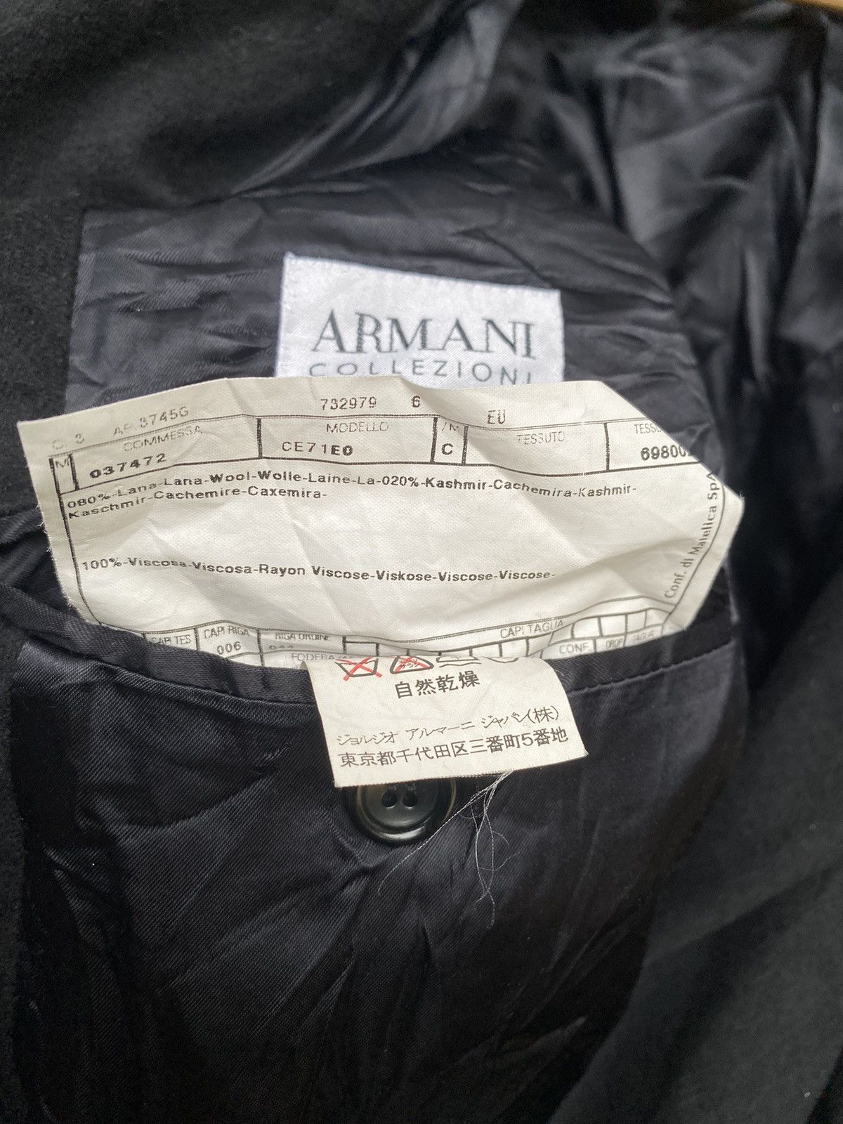 Armani × Vintage Vintage Armani Wool Long Jacket Size US M / EU 48-50 / 2 - 7 Thumbnail