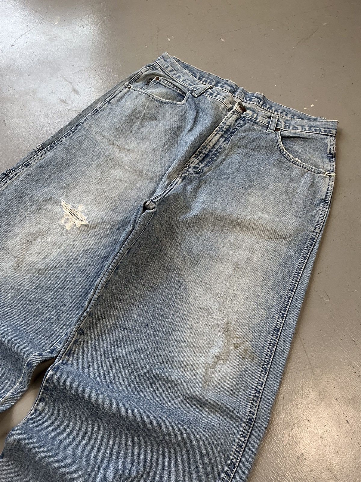 Dickies × Vintage Vintage dickies SpellOut embroidered denim Size US 34 / EU 50 - 4 Thumbnail
