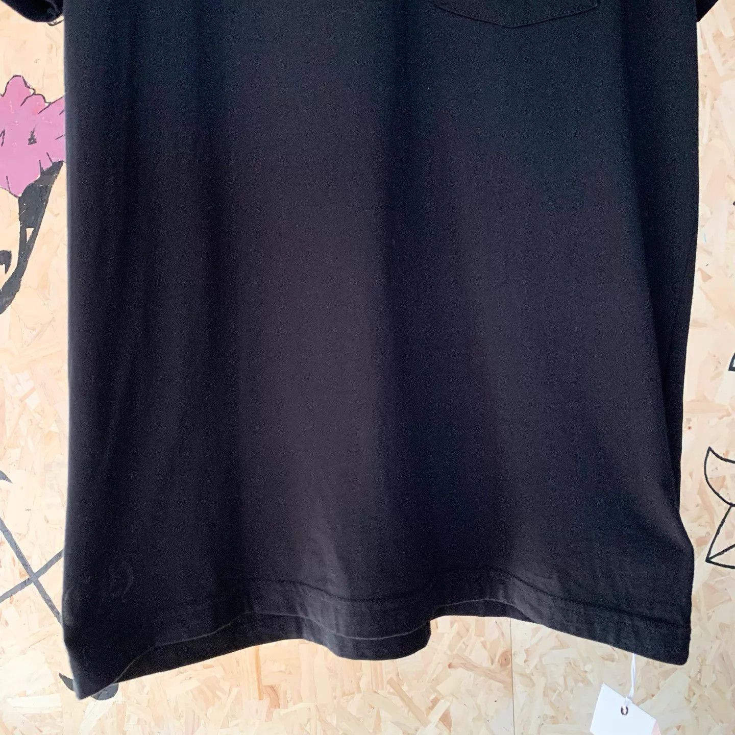 Chrome Hearts Chrome Hearts Black Horseshoe Logo Pocket Short Sleeve T Size US L / EU 52-54 / 3 - 4 Thumbnail