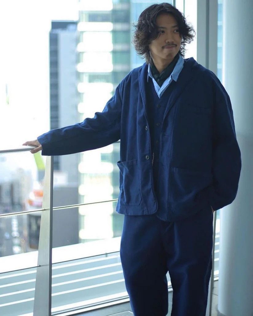 Porter Classic Porter Classic - MOLESKIN CLASSIC JACKET - NAVY 