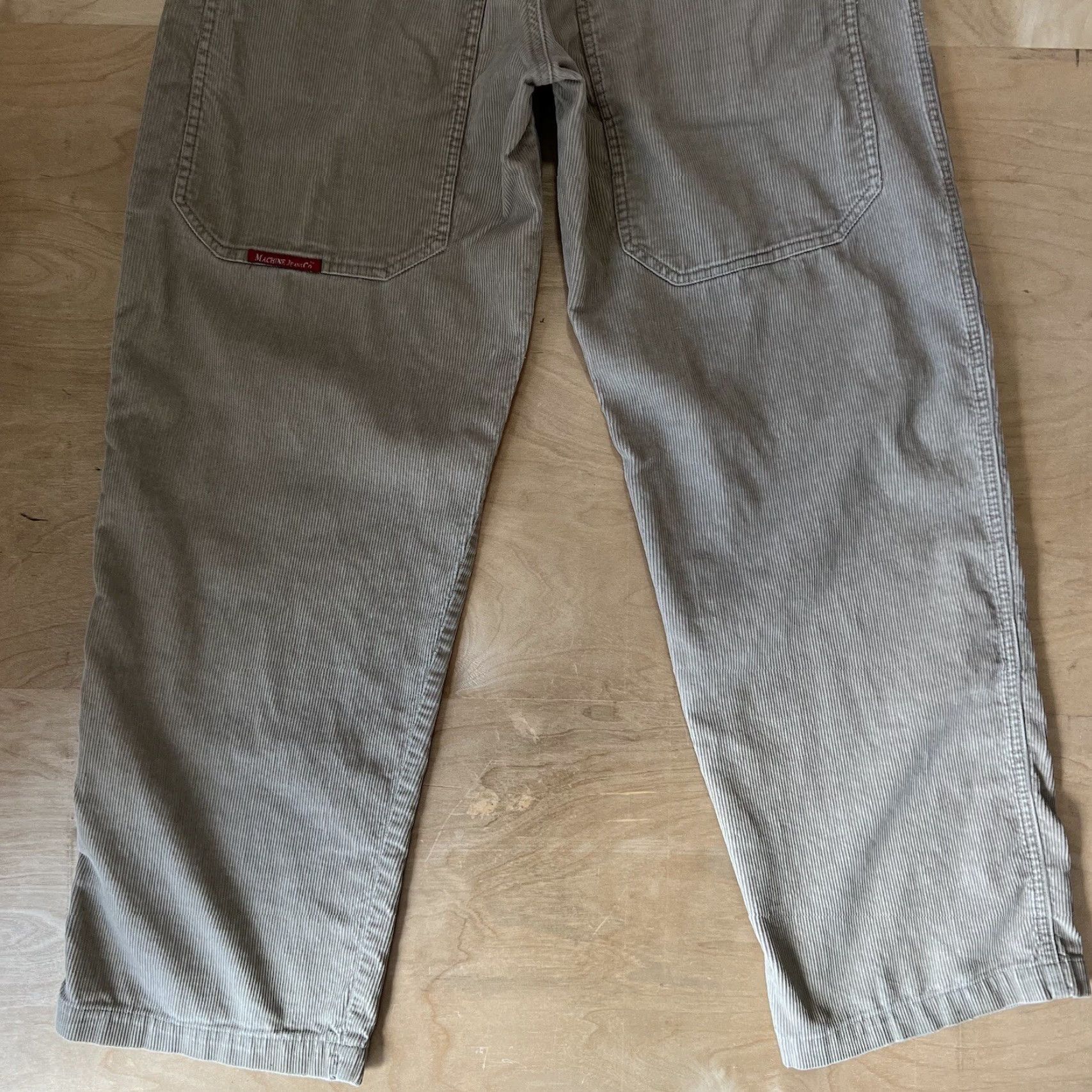 Toy Machine VINTAGE Machine Jeans CO Corduory Pants 31 Beige Baggy Wide Leg Y2K Streetwear Size US 31 - 7 Thumbnail