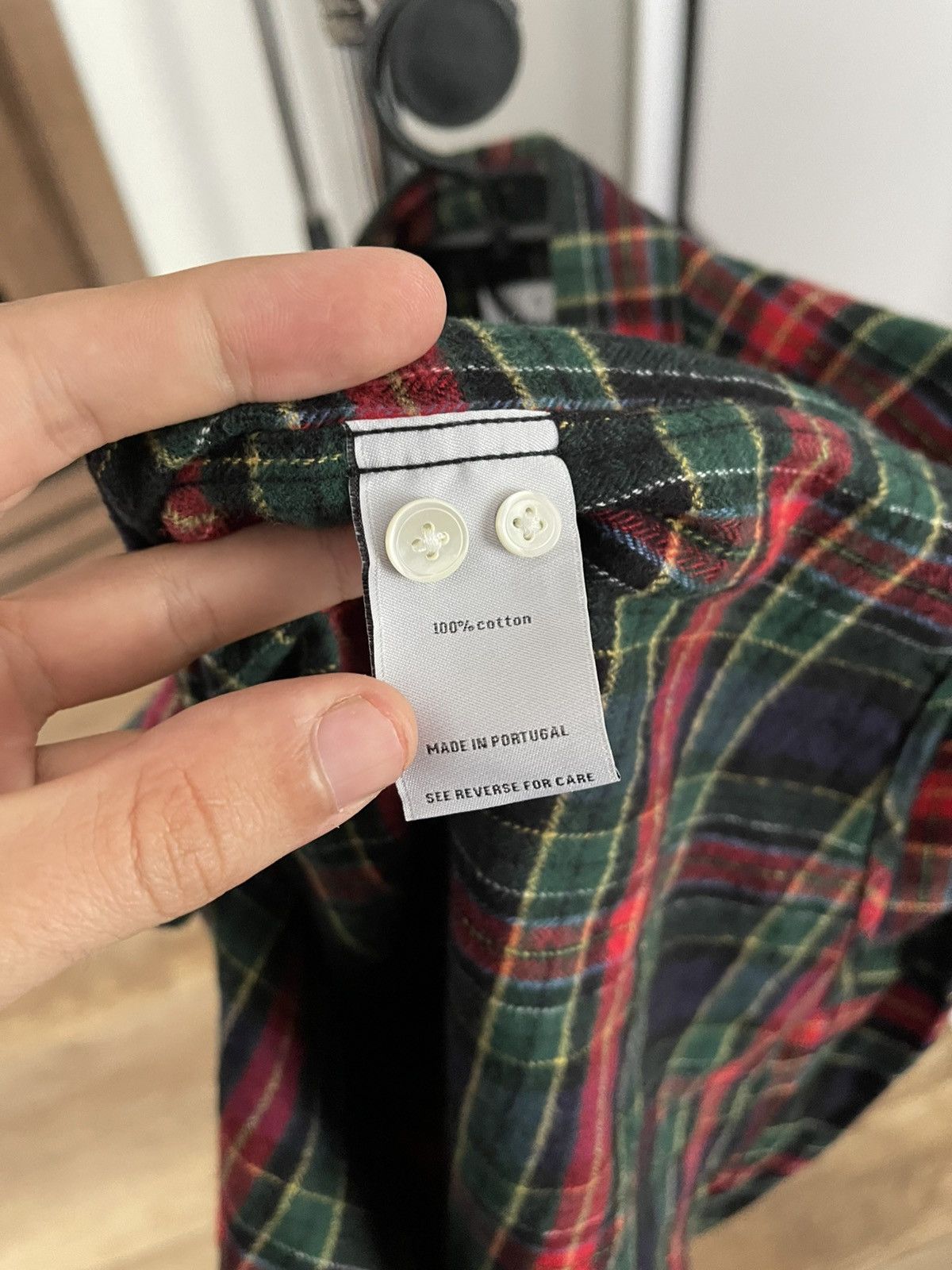 Portuguese Flannel Portuguese Flannel Shirt Button Up Long Sleeve Checked Size US M / EU 48-50 / 2 - 9 Thumbnail