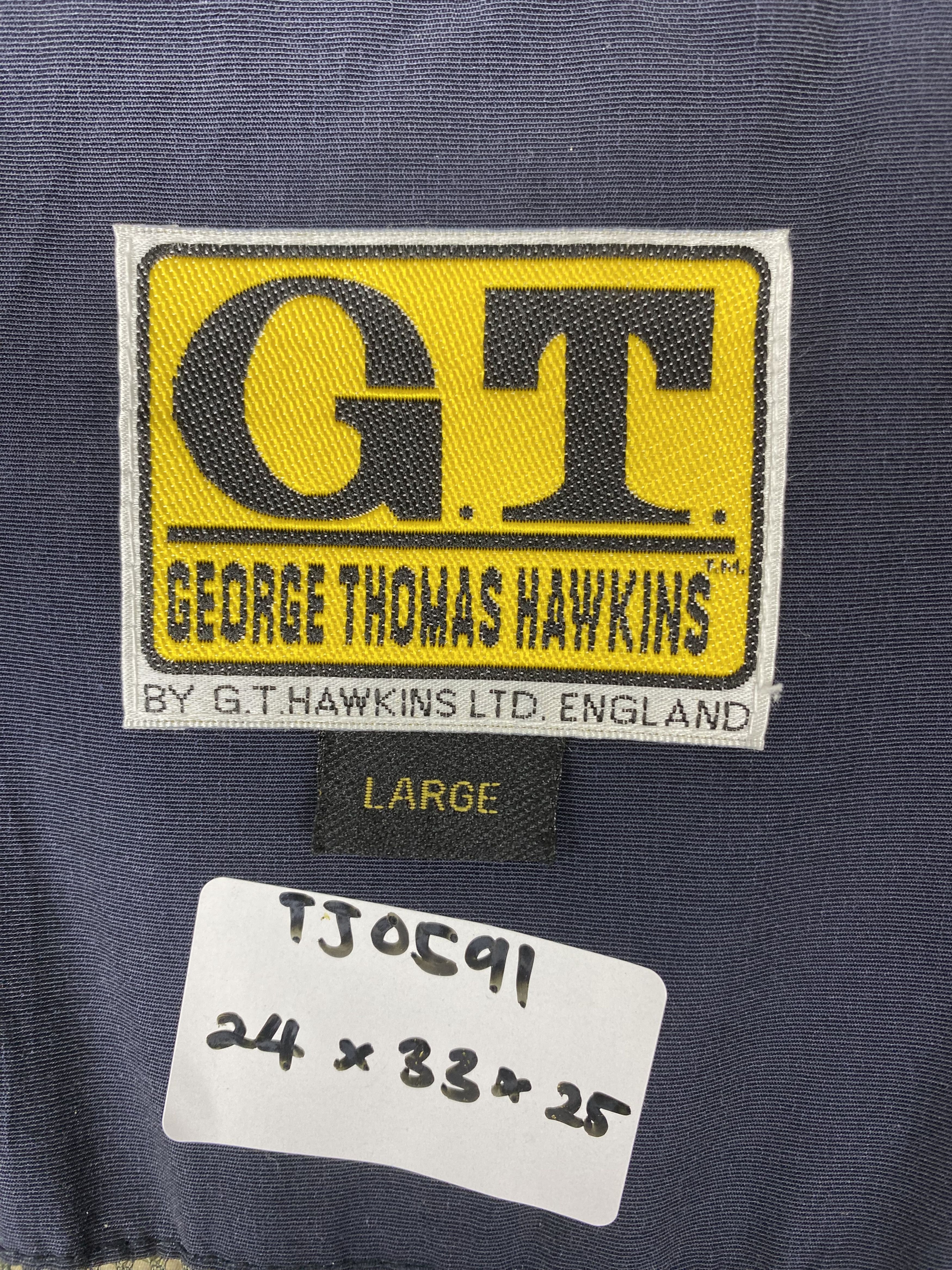 Japanese Brand Vintage George Thomas Hawkins Full Zip Utility Jacket Size US L / EU 52-54 / 3 - 12 Thumbnail