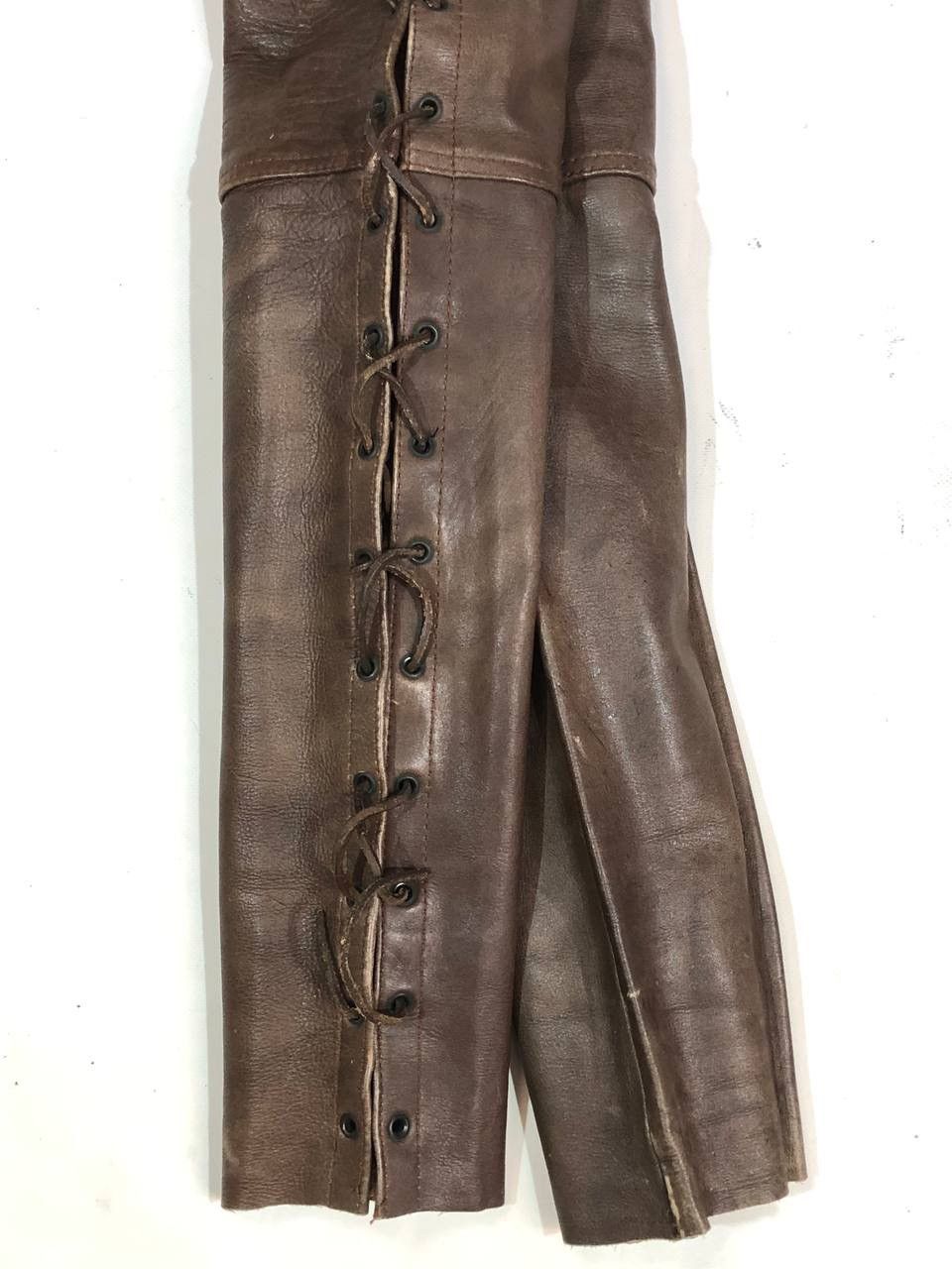 Leather Modeka Racing Moto Leather Pants Vintage Size US 30 / EU 46 - 11 Thumbnail
