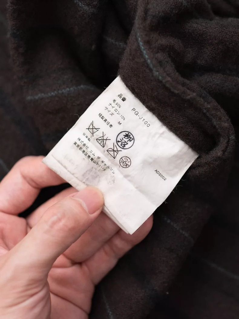 Comme des Garcons COMME des Garcons HOMME PLUS 2002AW fleece brown striped sc Size US M / EU 48-50 / 2 - 8 Thumbnail