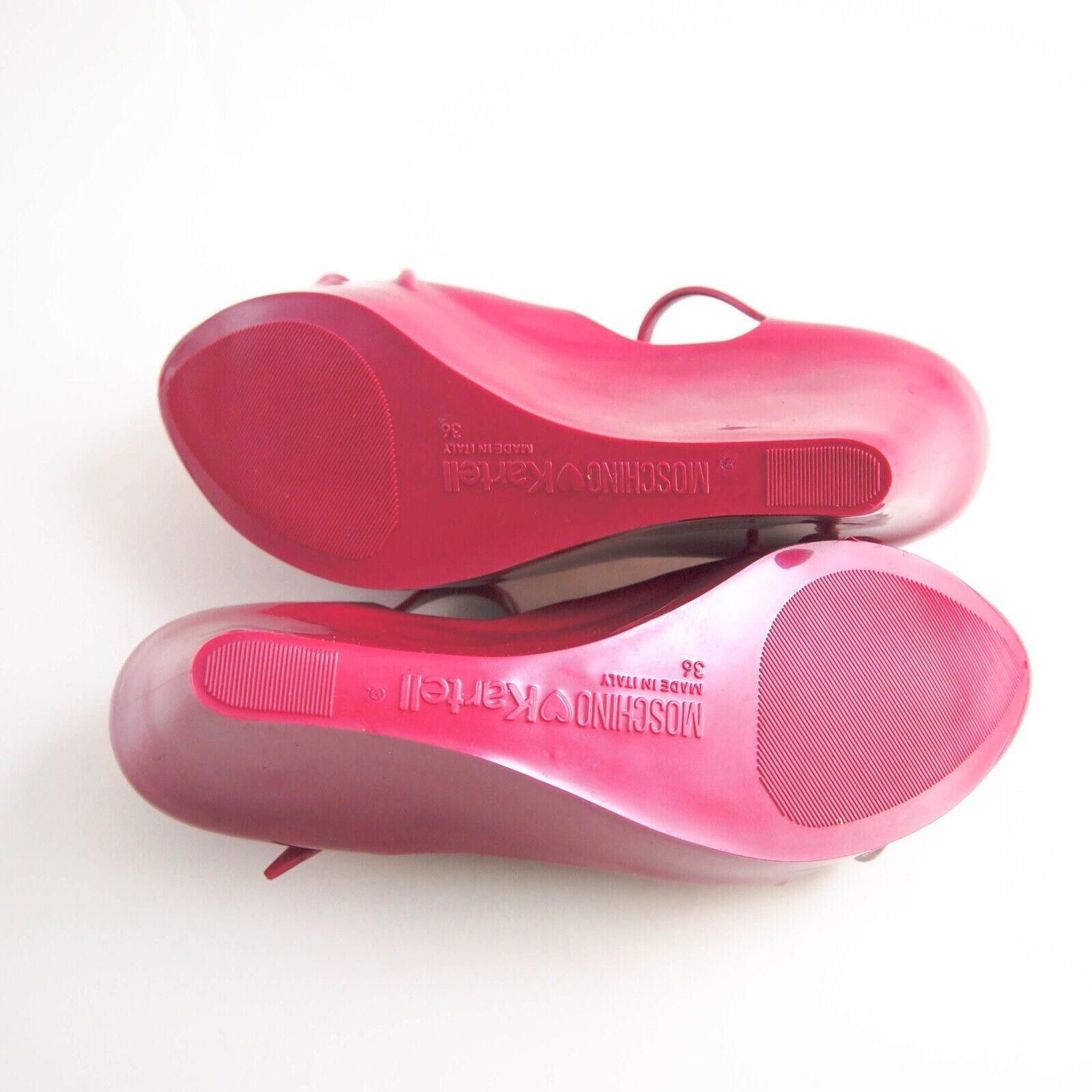 Moschino Moschino x Kartell Jelly Sandals Magenta Womens US 6 EU 36 Size US 6 / IT 36 - 7 Thumbnail