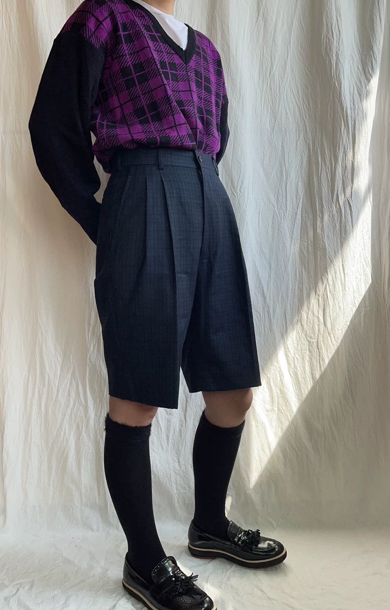 Comme des Garcons Comme des Garcons size XS Wool plaid suit pants Size US 27 - 1 Thumbnail