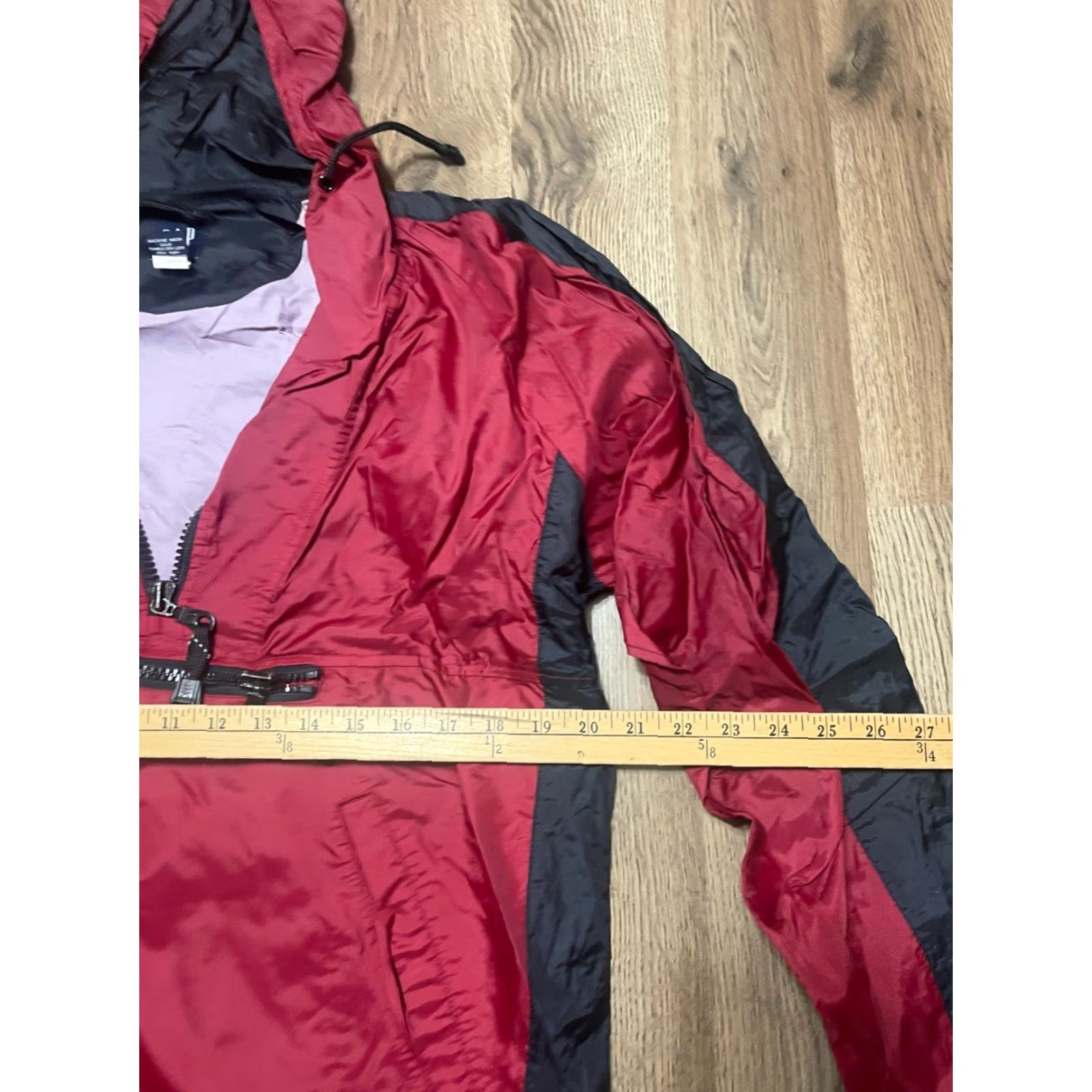 Gap GAP Jacket Men's M Black Red Windbreaker Pullover 1/4 Zip Regular Nylon Zippered Casual Size US M / EU 48-50 / 2 - 7 Thumbnail