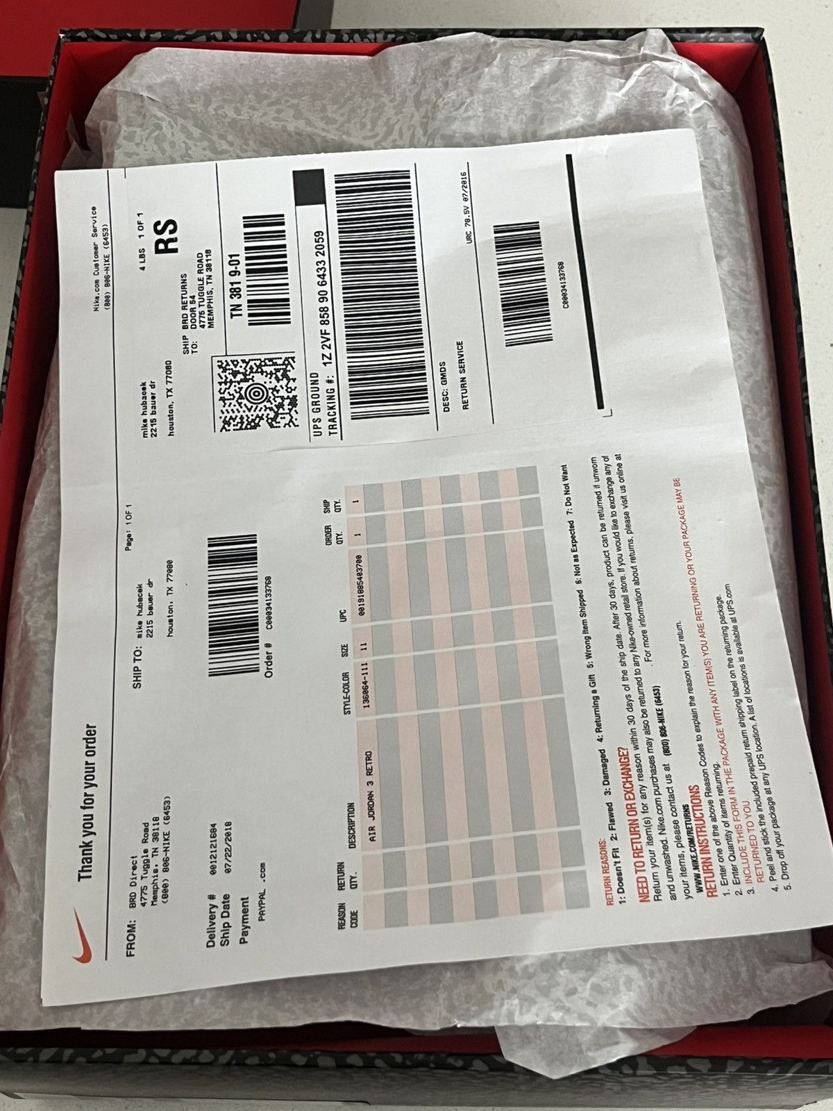 Jordan Brand × Nike Jordan 3 Triple White Size US 11 / EU 44 - 4 Thumbnail