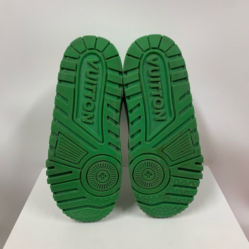 Louis Vuitton Louis Vuitton Trainer Maxi Fashion Sneakers in Green -2508 Size US 8.5 / EU 41-42 - 4 Thumbnail