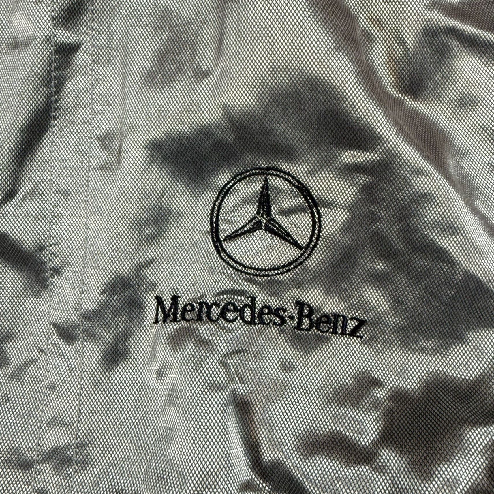 Mercedes-Benz VINTAGE Mercedes Motorsport Windbreaker Jacket Mens Small Full Zip Hood Metallic Gray Windbreaker Metal Hooded Mercedes-Benz Mens S Size US S / EU 44-46 / 1 - 4 Thumbnail