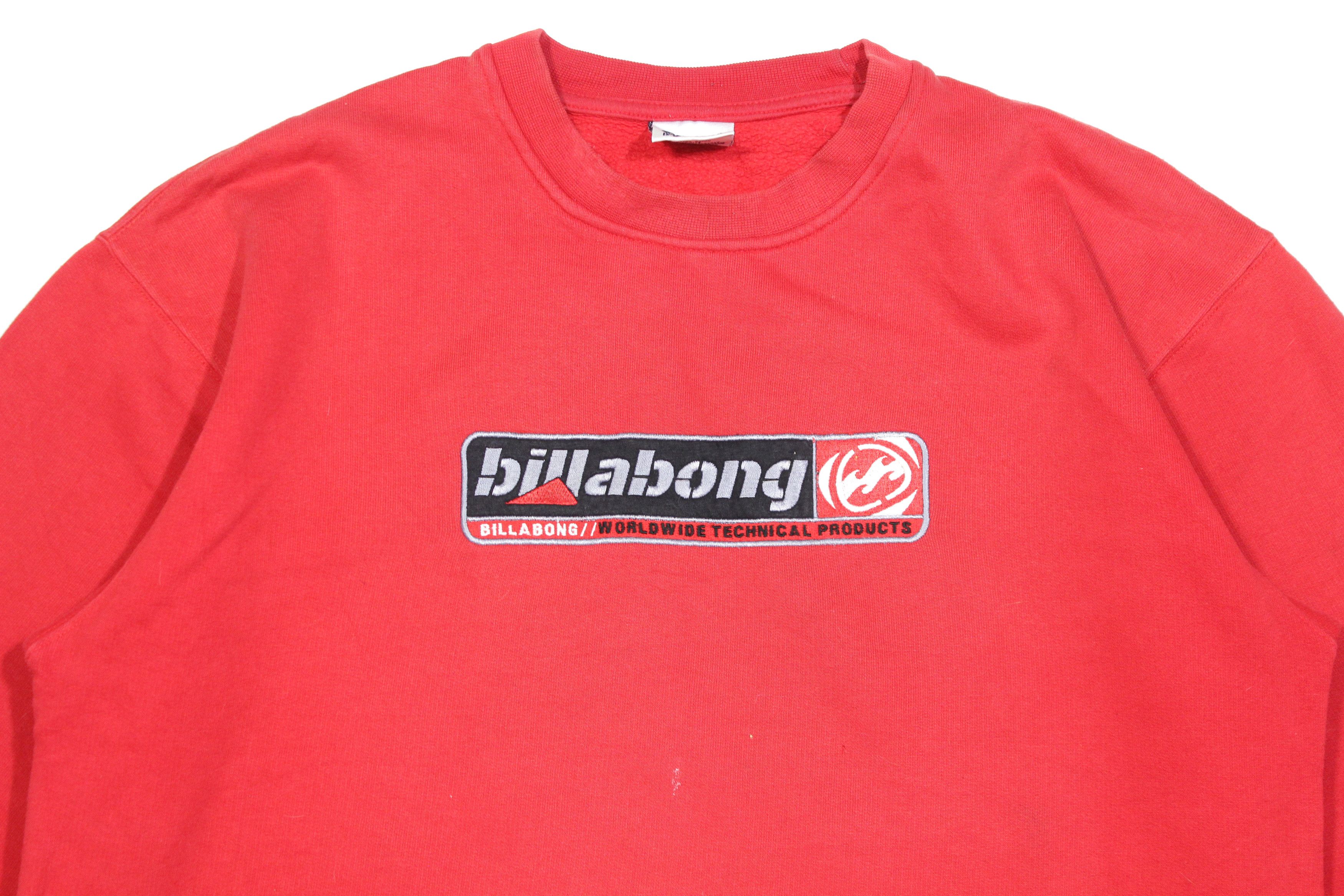 Billabong 90S Big Logo Embroidered Painted Sweatshirt Size US M / EU 48-50 / 2 - 3 Thumbnail