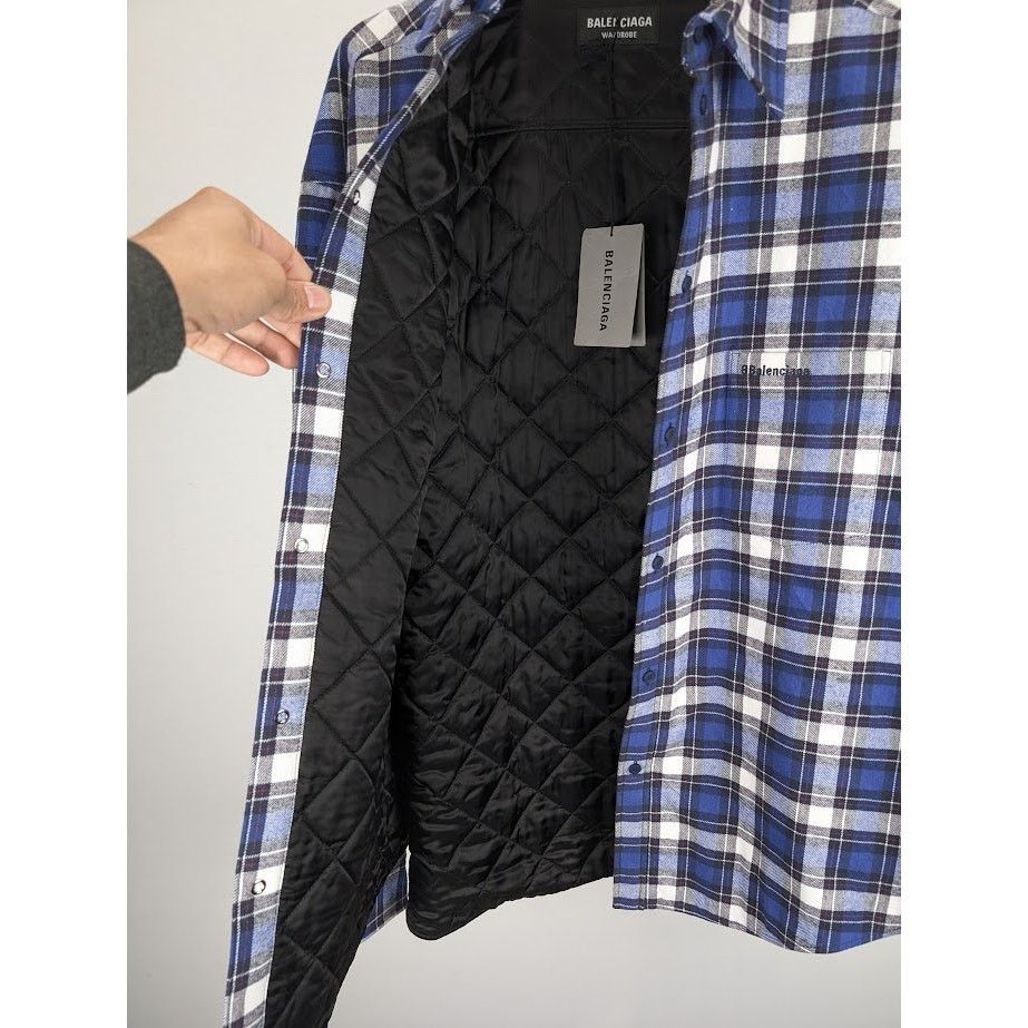 Balenciaga o1rshd1 Logo Shirt in Multicolor Size US XS / EU 42 / 0 - 15 Thumbnail