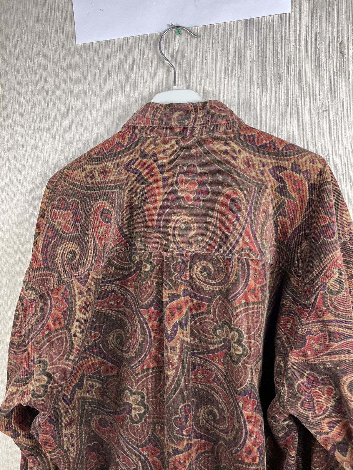 Chaps Ralph Lauren × Ralph Lauren × Vintage Chaps Ralph Lauren corduroy velvet fullprint floral shirt Size US L / EU 52-54 / 3 - 20 Thumbnail