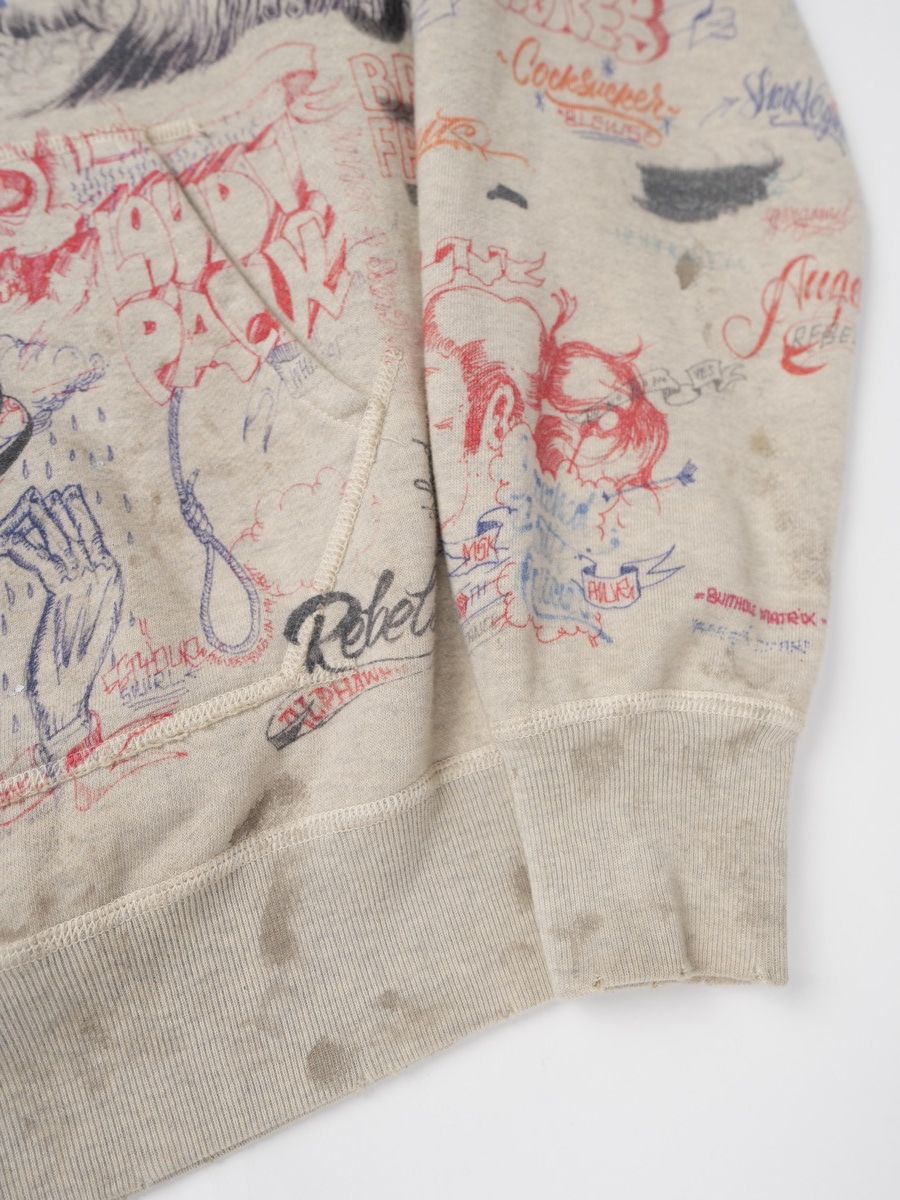 Born X Raised × Saint Michael Saint Michael x Born X Raised Graffiti Hoodie Size US M / EU 48-50 / 2 - 6 Thumbnail