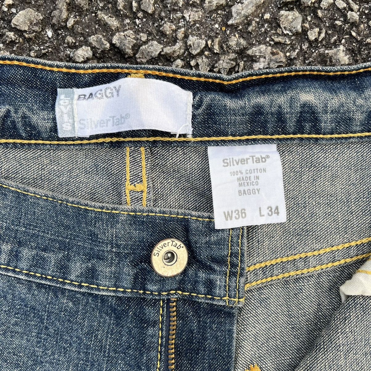 Levi's Baggy Jeans Vintage Levis Silvertab Y2K Carhartt Carpenter Size US 36 / EU 52 - 9 Thumbnail