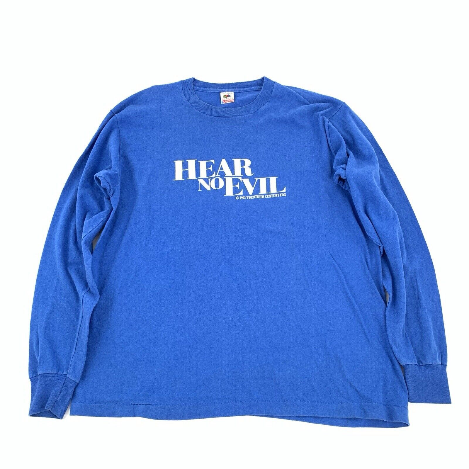 Vintage 1993 Hear No Evil Long Sleeve Horror Movie Promo