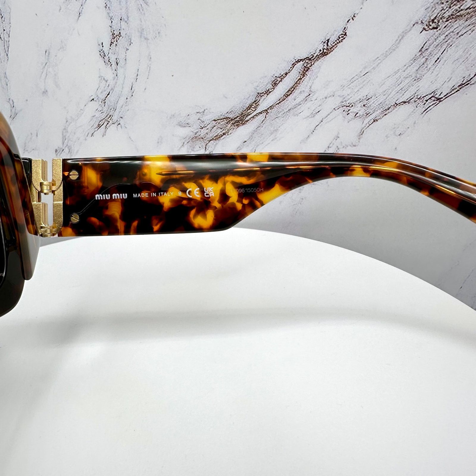 Miu Miu New MIU MIU Sunglasses Runway Glimpse Authentic Brown Square Size ONE SIZE - 12 Thumbnail