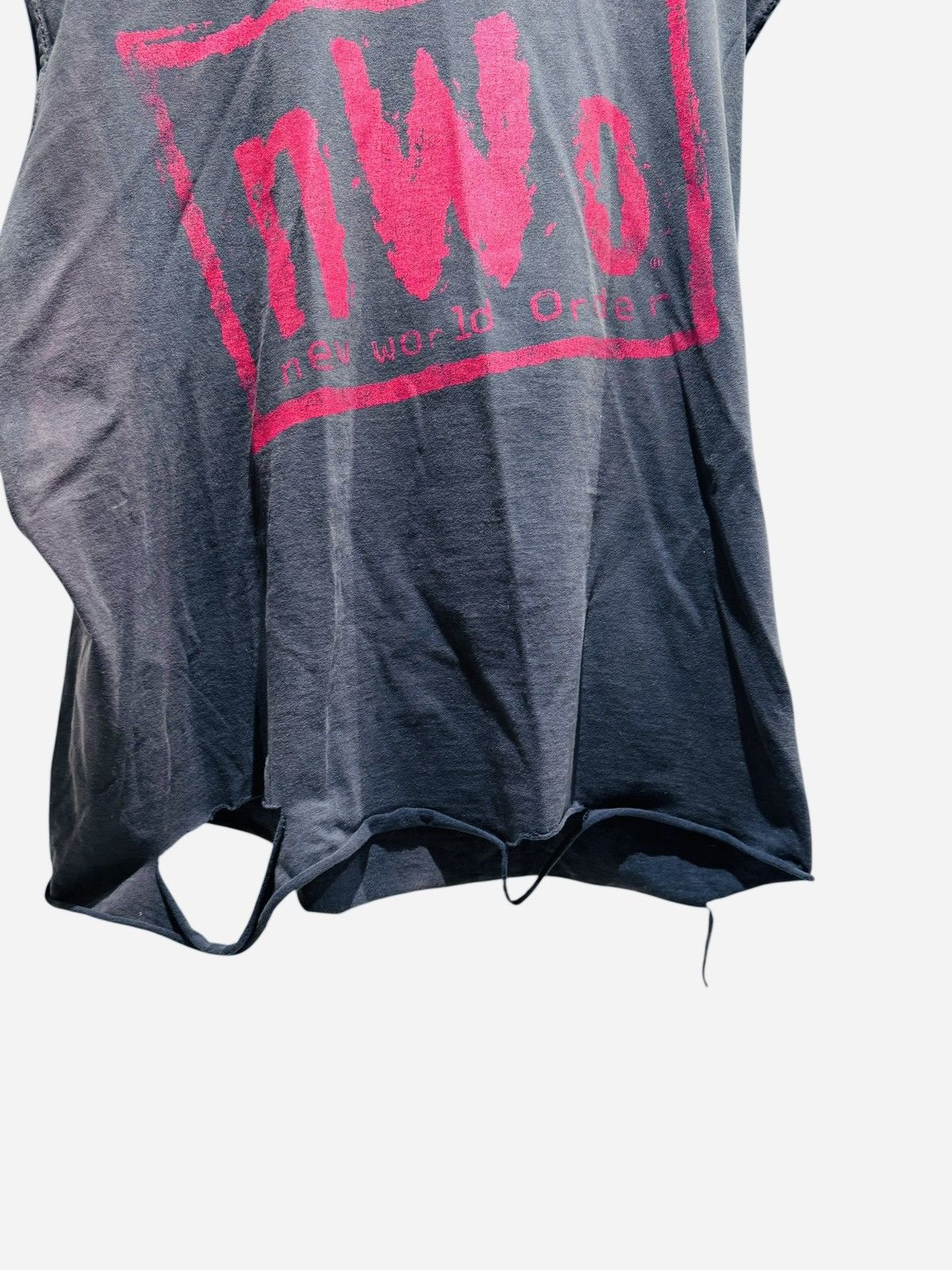 WCW/nWo Thrashed and Faded New World Order NWO Tee Tank Size US XL / EU 56 / 4 - 2 Thumbnail