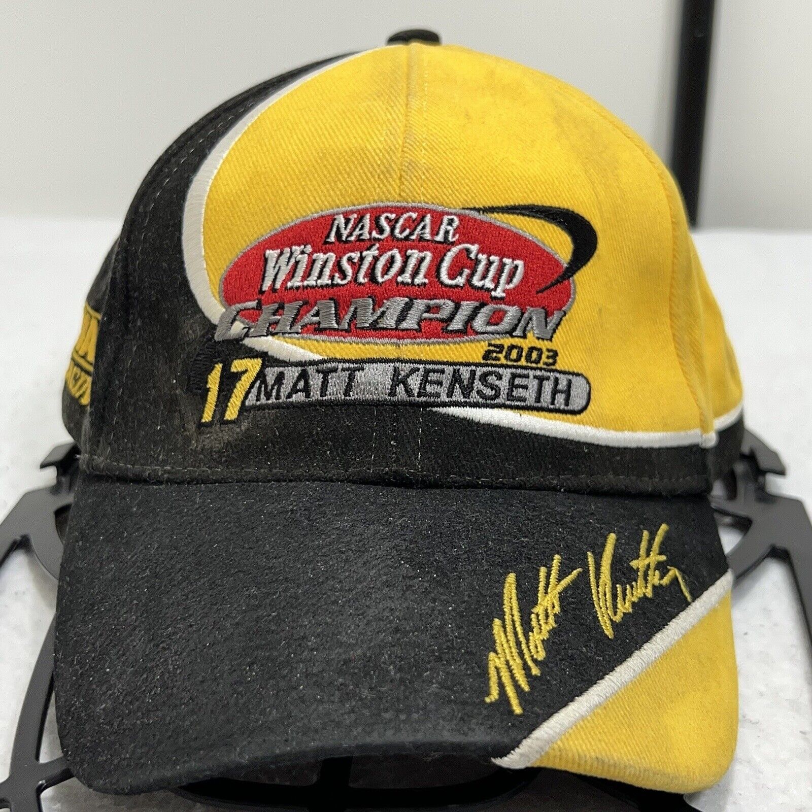 NASCAR Vintage 2003 NASCAR Winston Cup Champion Matt Kenseth Hat Size ONE SIZE - 2 Thumbnail