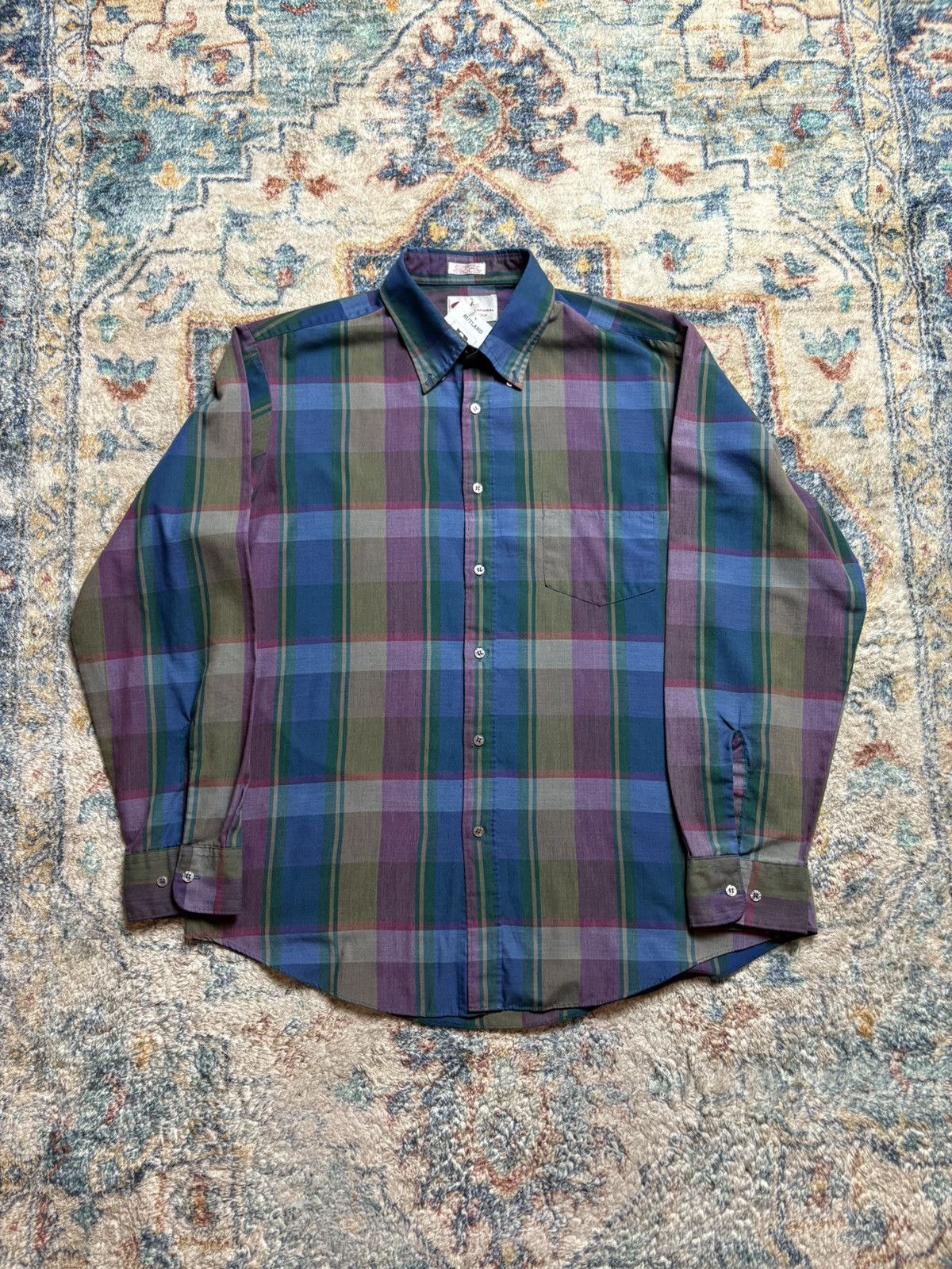 Vintage Vintage Club International Plaid Button-up Shirt Large Size US L / EU 52-54 / 3 - 1 Thumbnail