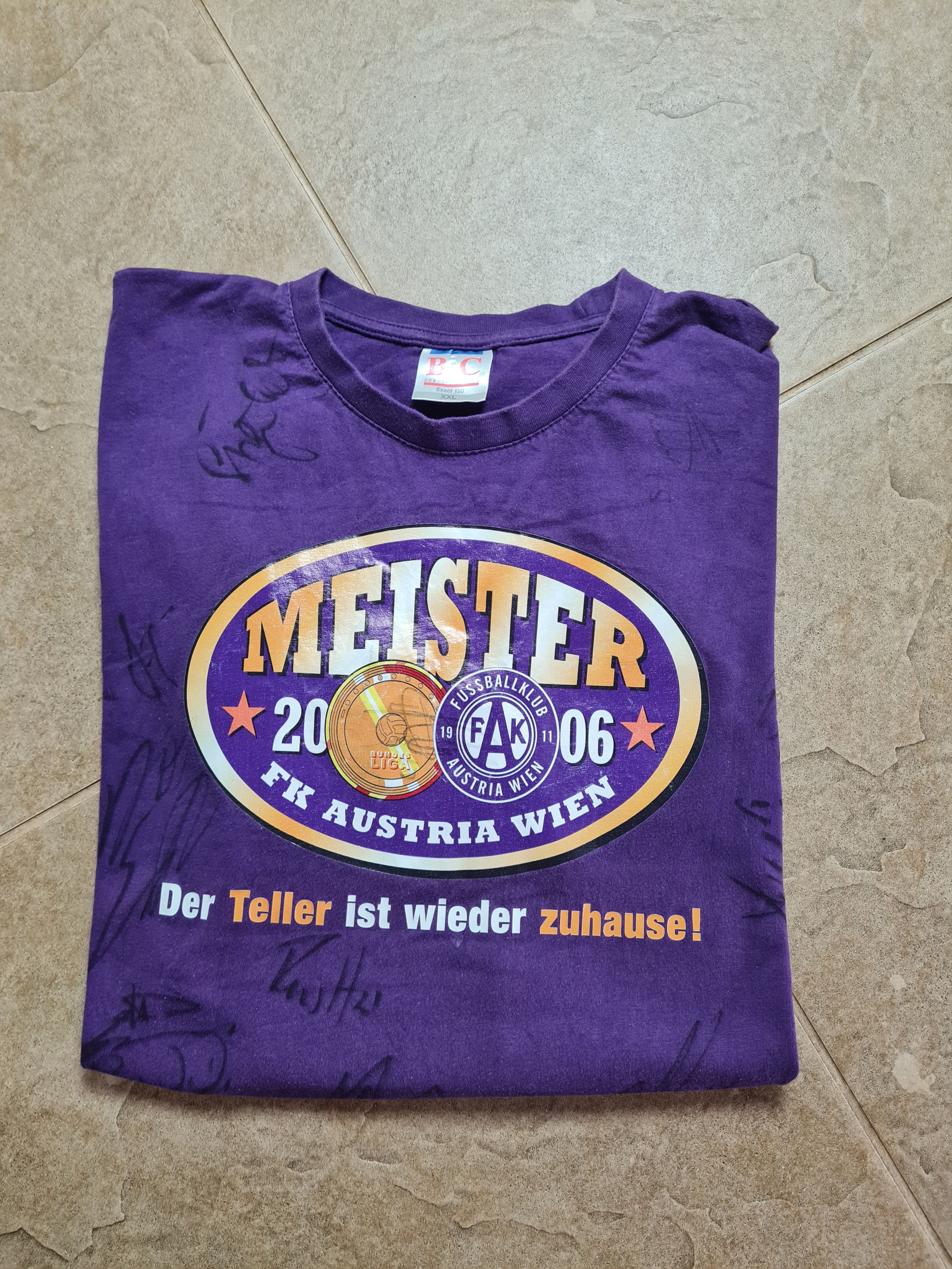 Other Vintage Jersey MEISTER 2006 FK AUSTRIA WIEN T-shirts Size US XXL / EU 58 / 5 - 15 Thumbnail