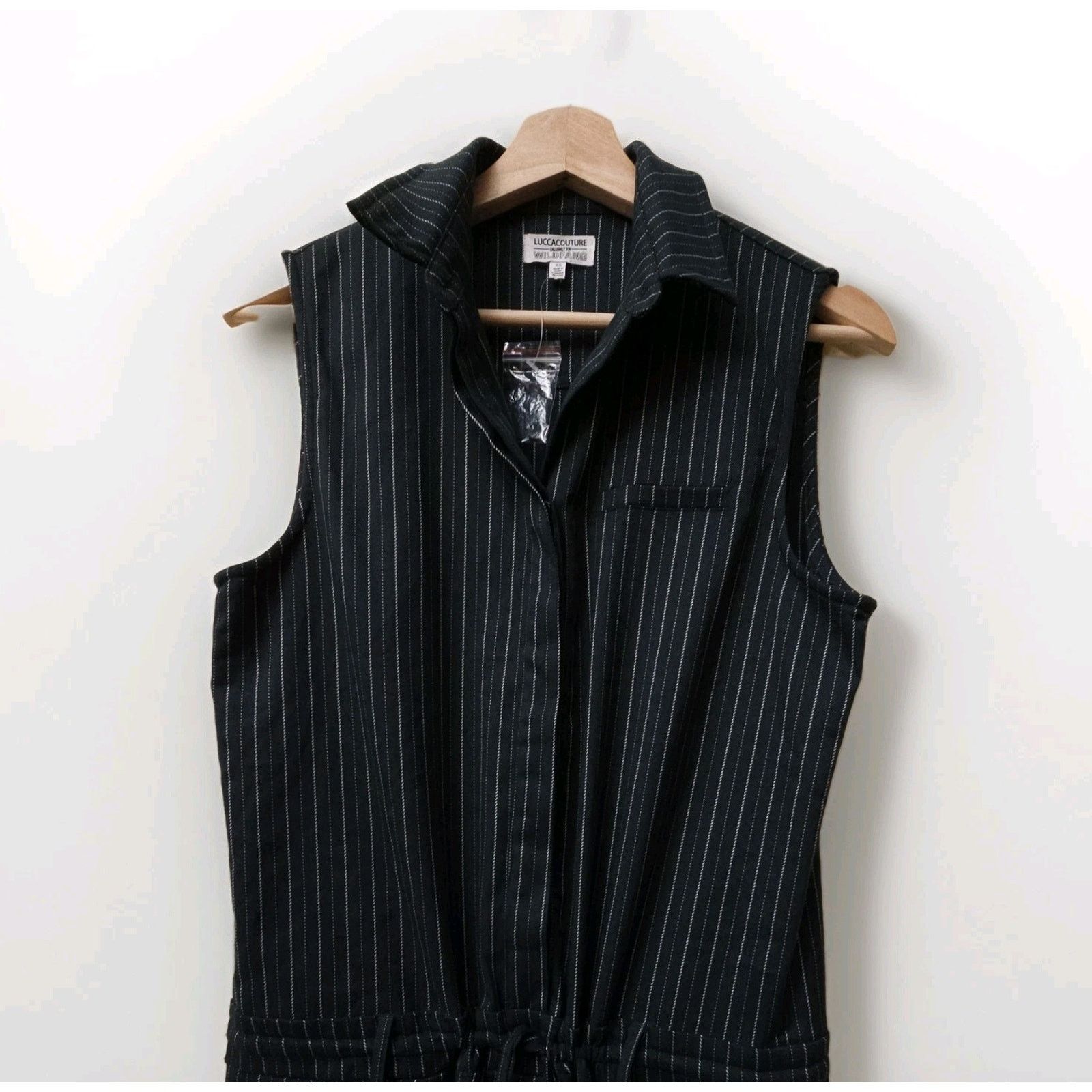 Wildfang Wildfang× LuccaCouture Striped Sleeveless XS Jumpsuit $180 Size 26" / US 2 / IT 38 - 5 Thumbnail