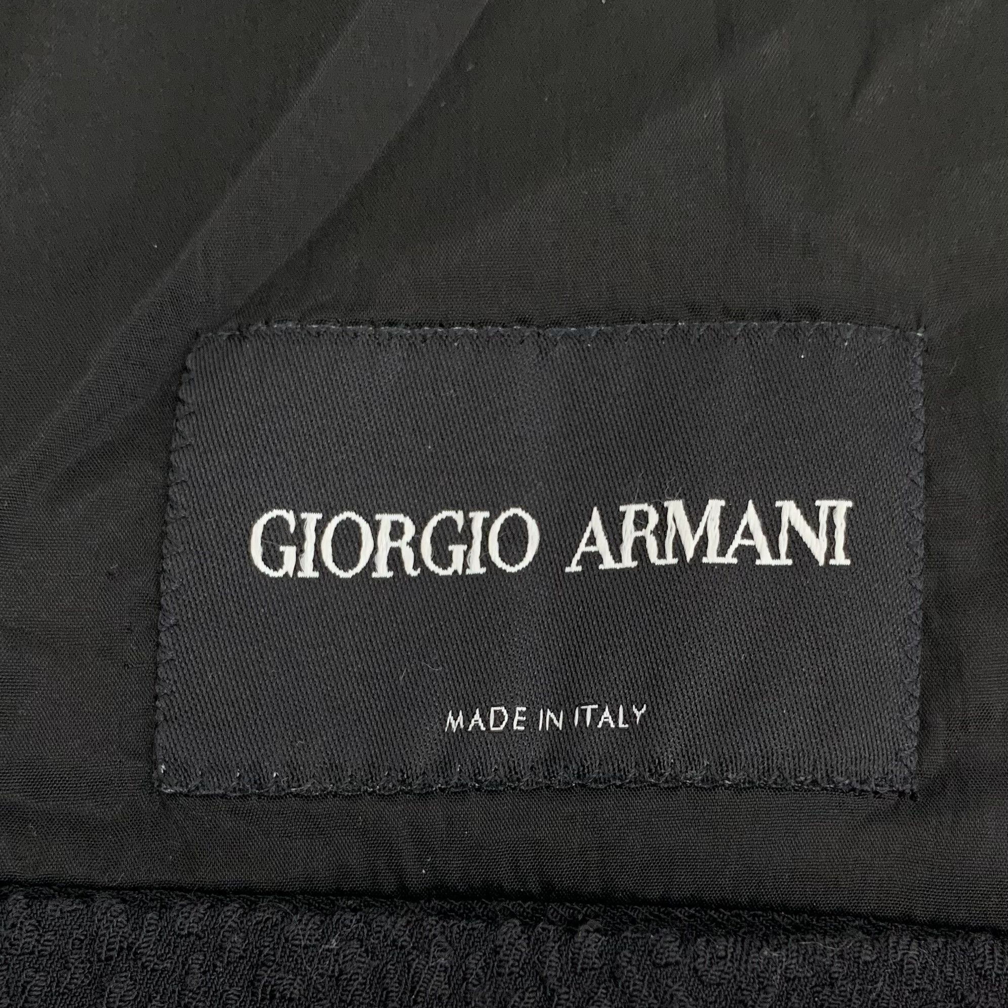 Armani Armani Black Wool Blazer (48R) Size 48R - 5 Thumbnail
