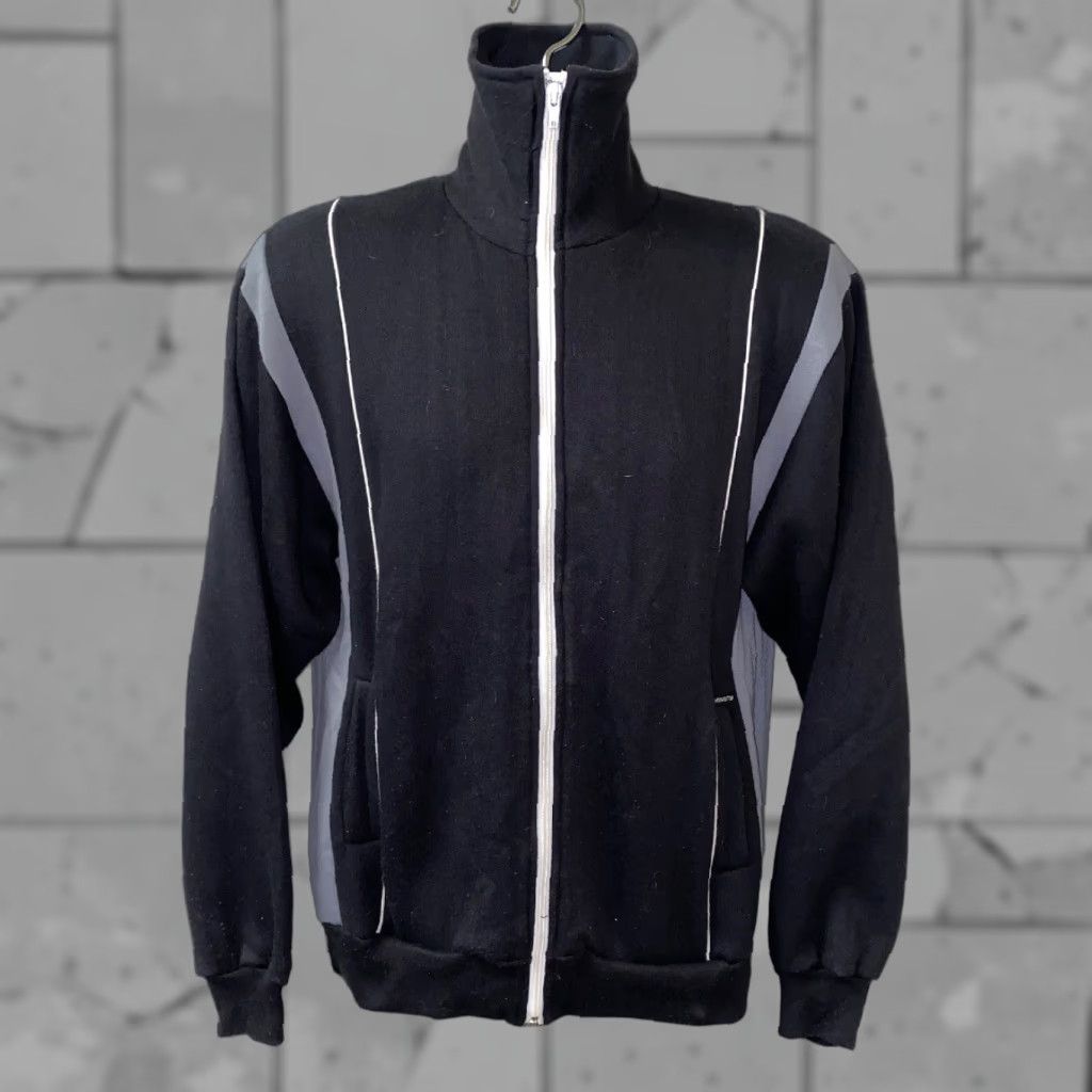 Vintage Remington Jacket Full Zip Mens M Black Acrylic Full Zip Jacket Regular Size M Mens Black Remington Size US M / EU 48-50 / 2 - 1 Thumbnail