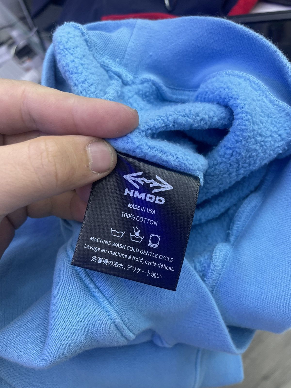 HMDD HMDD 10MM club crewneck (light blue) Size US S / EU 44-46 / 1 - 5 Thumbnail