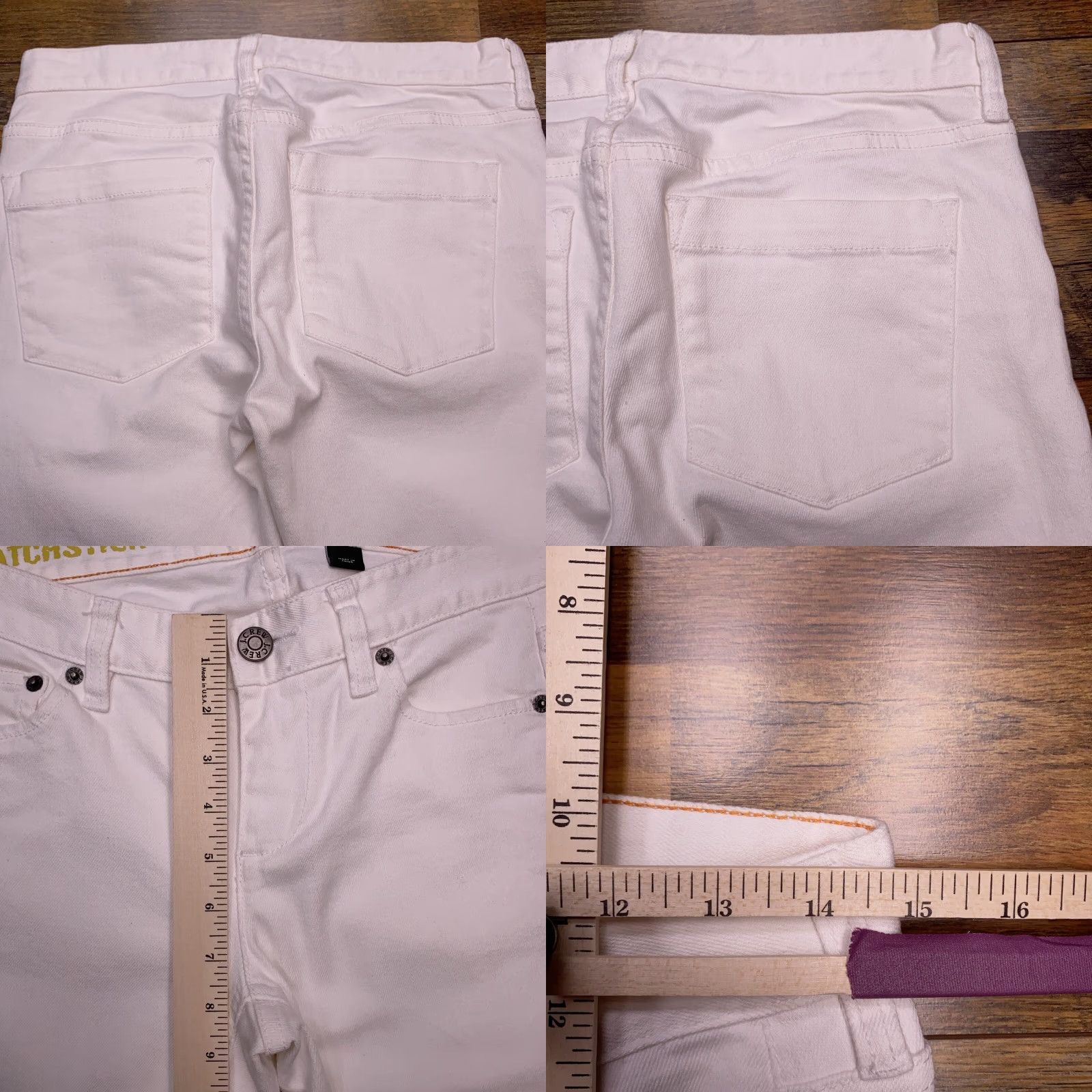 J.Crew **J.CREW Women's 27/5 Low Rise White Stretch Jeans** User: J.CREW Women's 27/5 Low Rise White Stretch Jeans Size 27" / US 4 / IT 40 - 8 Thumbnail