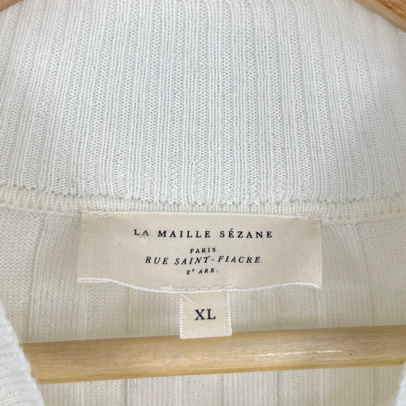Sezane Sezane | Katrina Dress Ecru Navy Striped Sweater Dress XL Size XL / US 12-14 / IT 48-50 - 6 Thumbnail