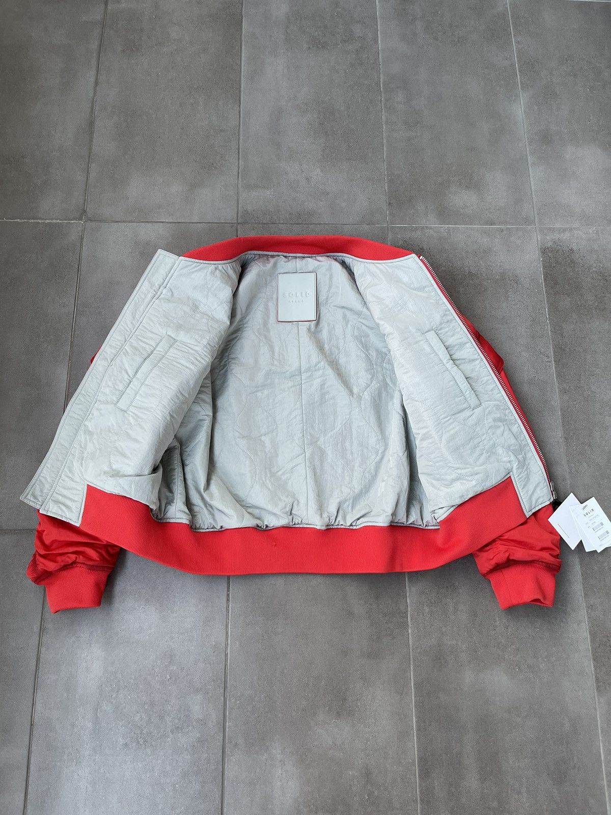 Solid Homme × Wooyoungmi !DS! SS23 Solid Homme Red Multipocket Bomber Size US M / EU 48-50 / 2 - 15 Thumbnail