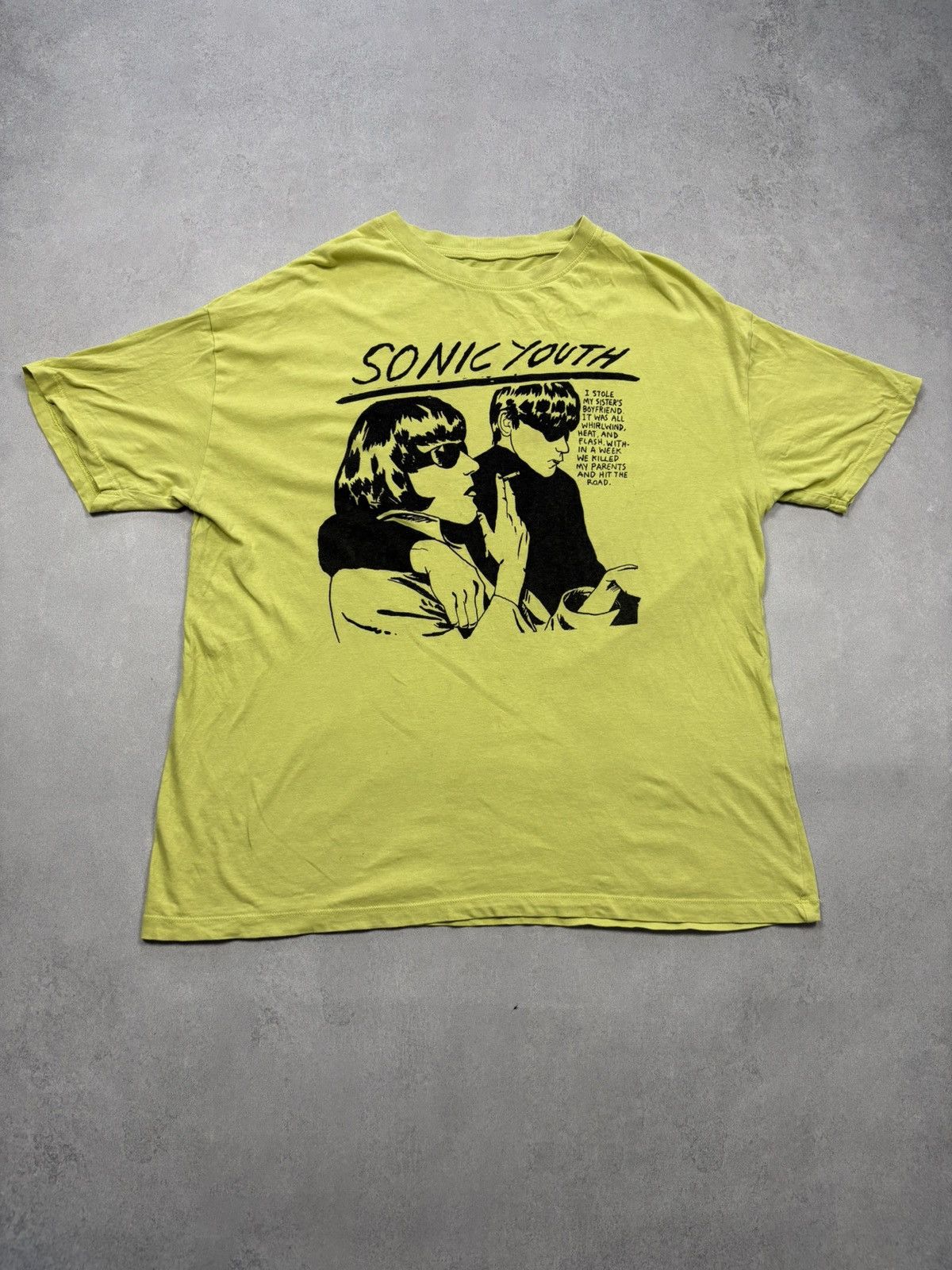 Band Tees Vintage 00s Sonic Youth Goo Album Tee Band Shirt Distressed Size US XL / EU 56 / 4 - 1 Thumbnail