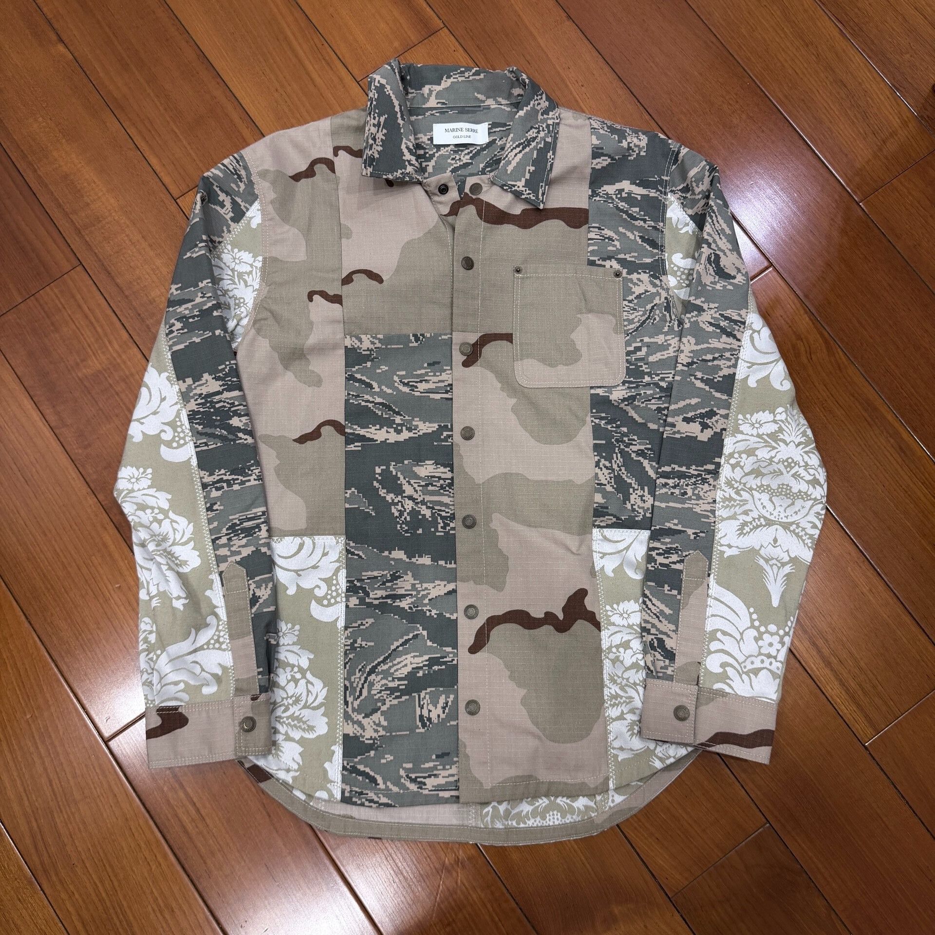 Marine Serre Marine Serre Camo Floral Shirt Jacket Size US M / EU 48-50 / 2 - 1 Thumbnail