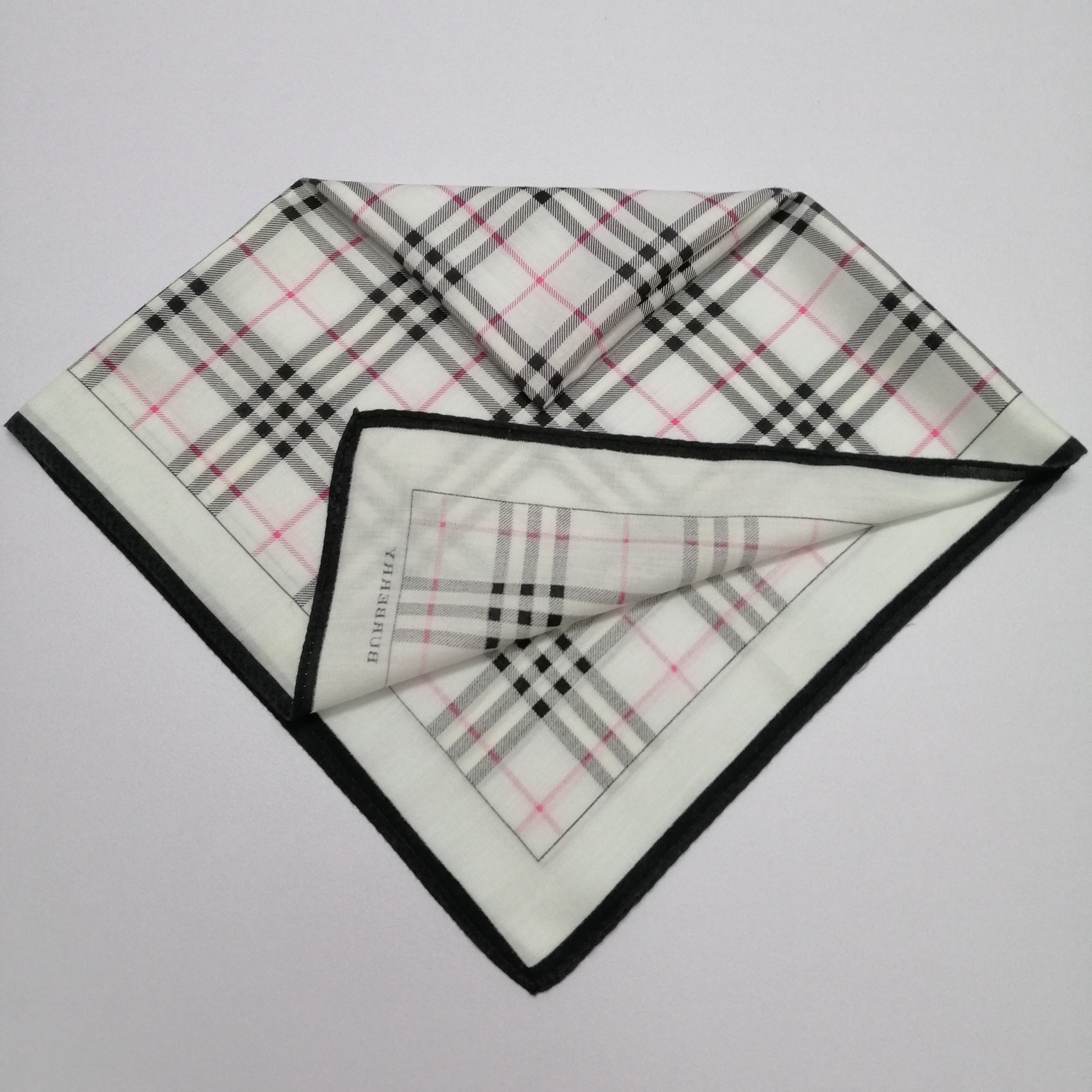 Burberry × Vintage Burberry Handkerchief/Neckerchief/Bandana-KD2167 Size ONE SIZE - 6 Thumbnail